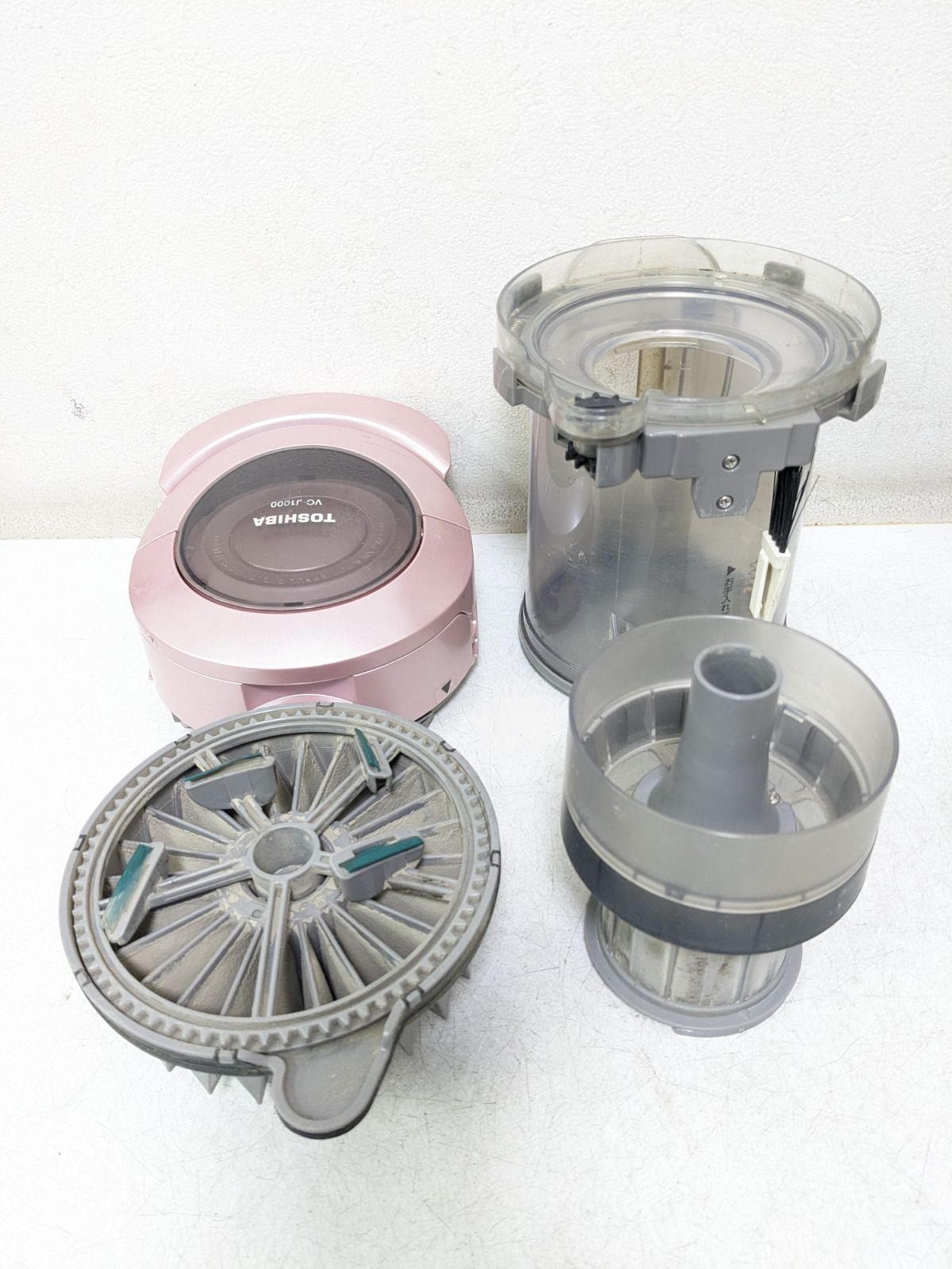 東芝 VC-J1000-P サイクロン式掃除機 2012年製 ヘッド無し - メルカリ