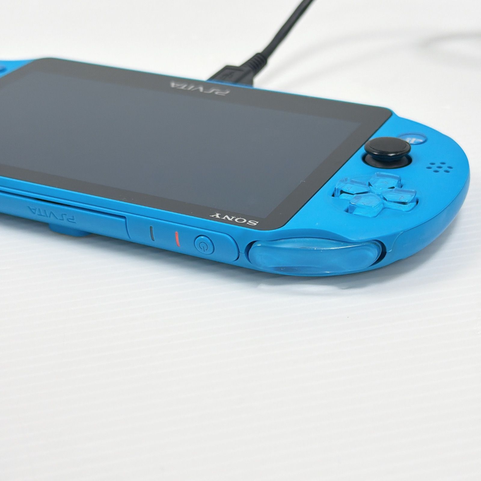 美品 PSVITA PCH 2000 アクアブルー PlayStation Vita FW3.74 遊べる 