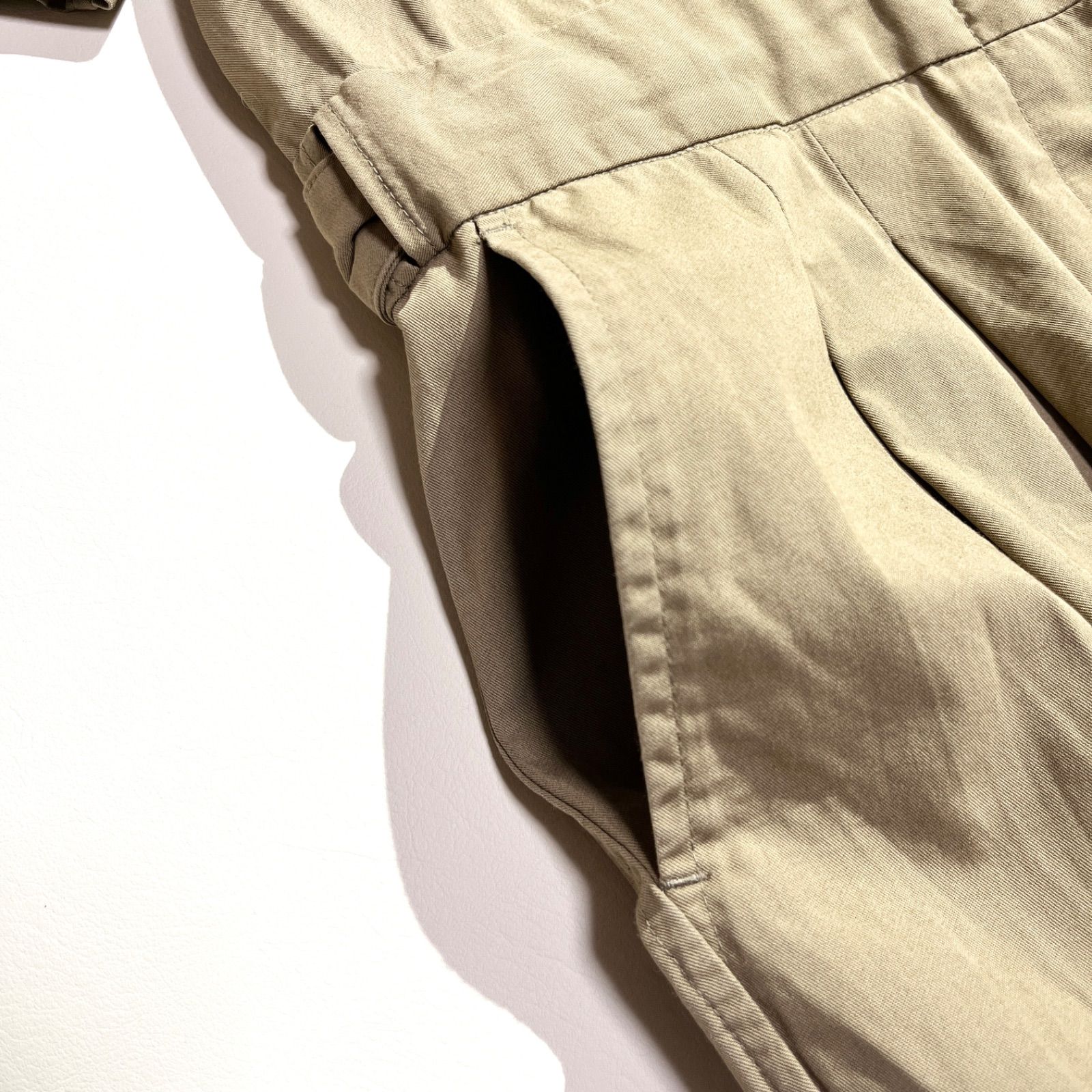 kU13 THIRD MAGAZINE コットンツイルオールインワン シャツ ロンパース 