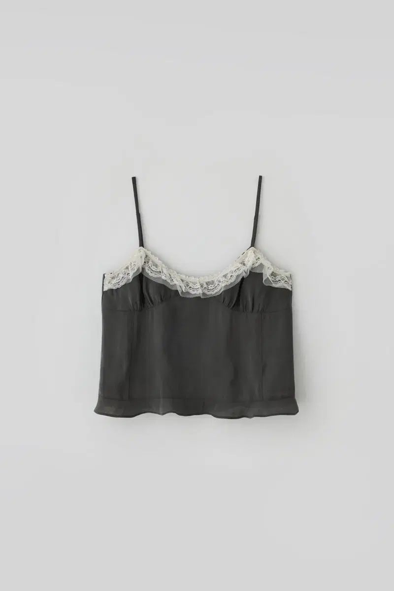 タナットメッシュ ビスチェ チャコール ornate bustier