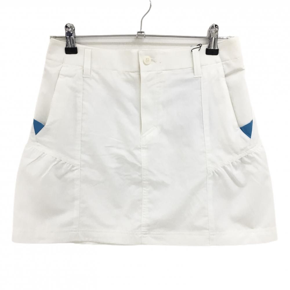【新品】アディダス スカート 白 サイド裾メッシュ地 レディース M ゴルフウェア adidas
