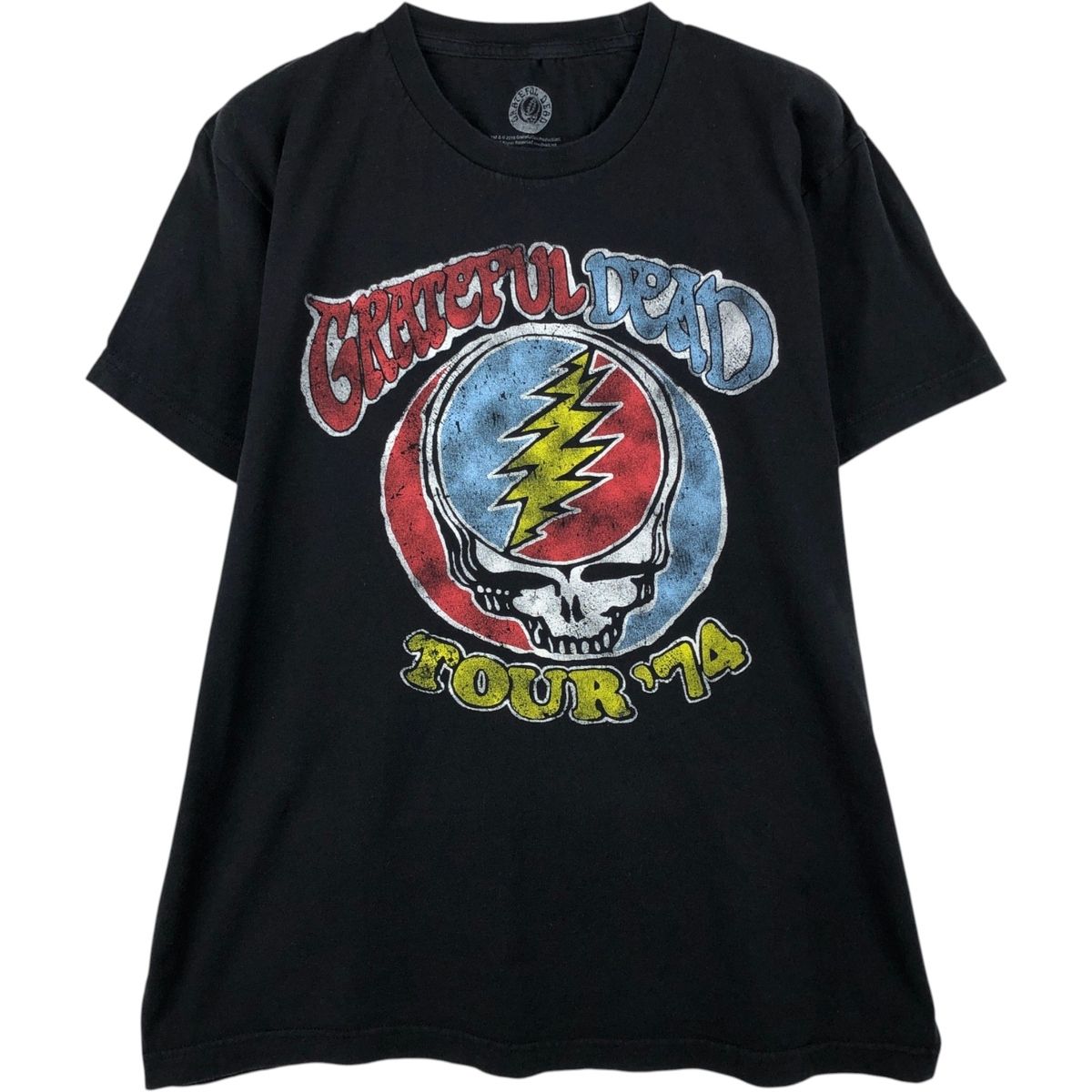 古着 GRATEFUL DEAD グレイトフルデッド ドクロ柄 スカル柄 バンドTシャツ バンT USA製 メンズL相当/eaa640357