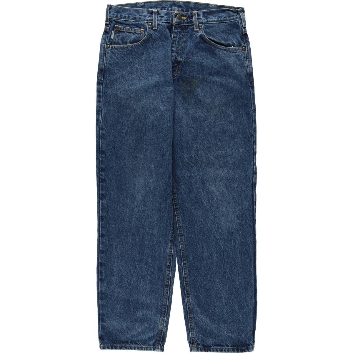 古着 00年代 カーハート Carhartt テーパードデニムパンツ USA製 メンズw34相当/eaa640533