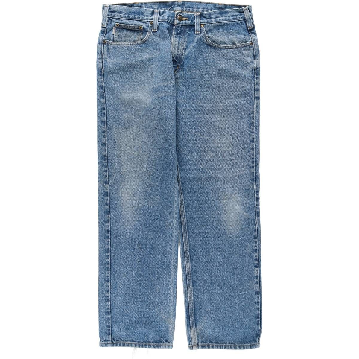 古着 カーハート Carhartt Relaxed Fit ストレートデニムパンツ メンズw37相当/eaa640489