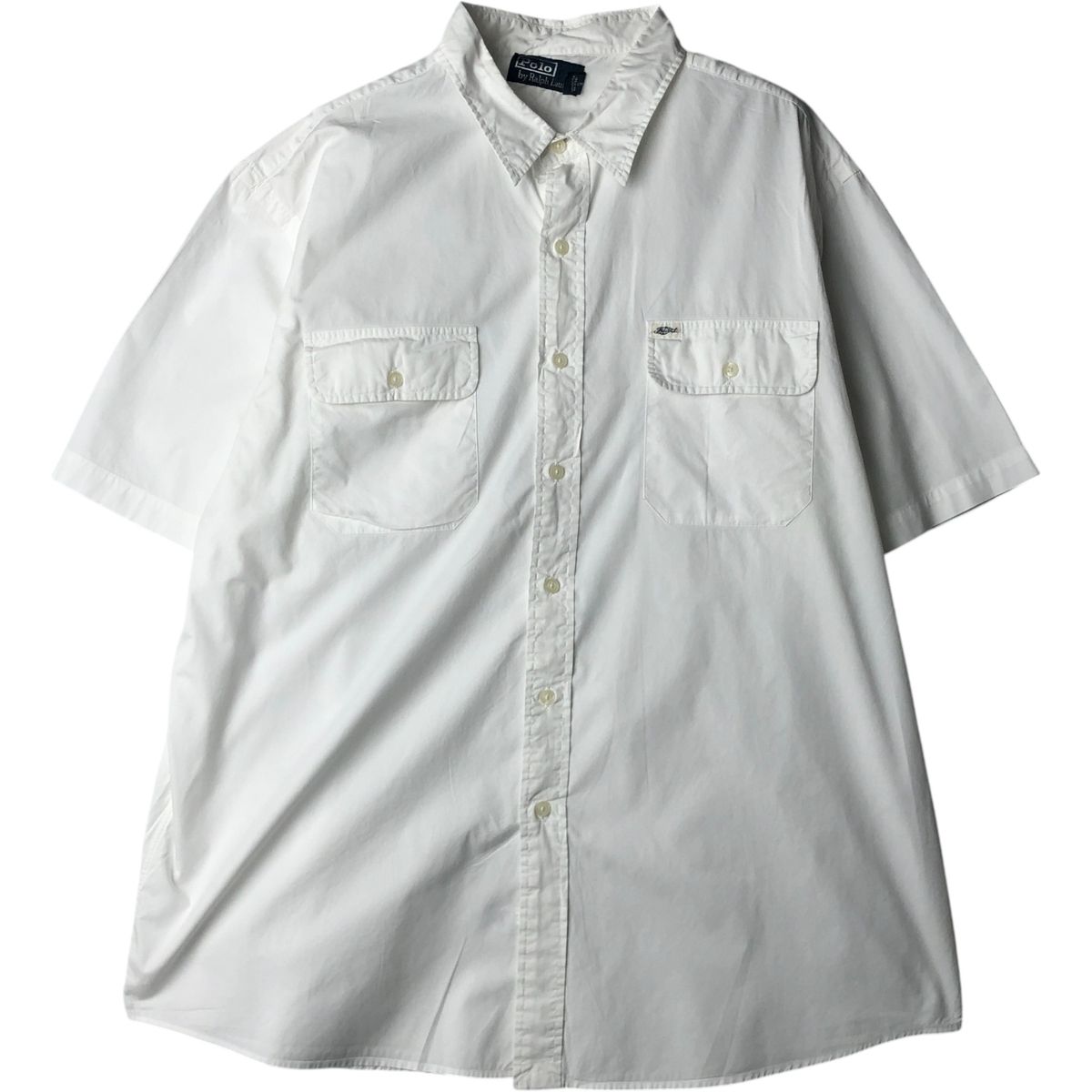 古着 ラルフローレン Ralph Lauren POLO by Ralph Lauren 半袖 コットンシャツ メンズXXL相当/eaa641080