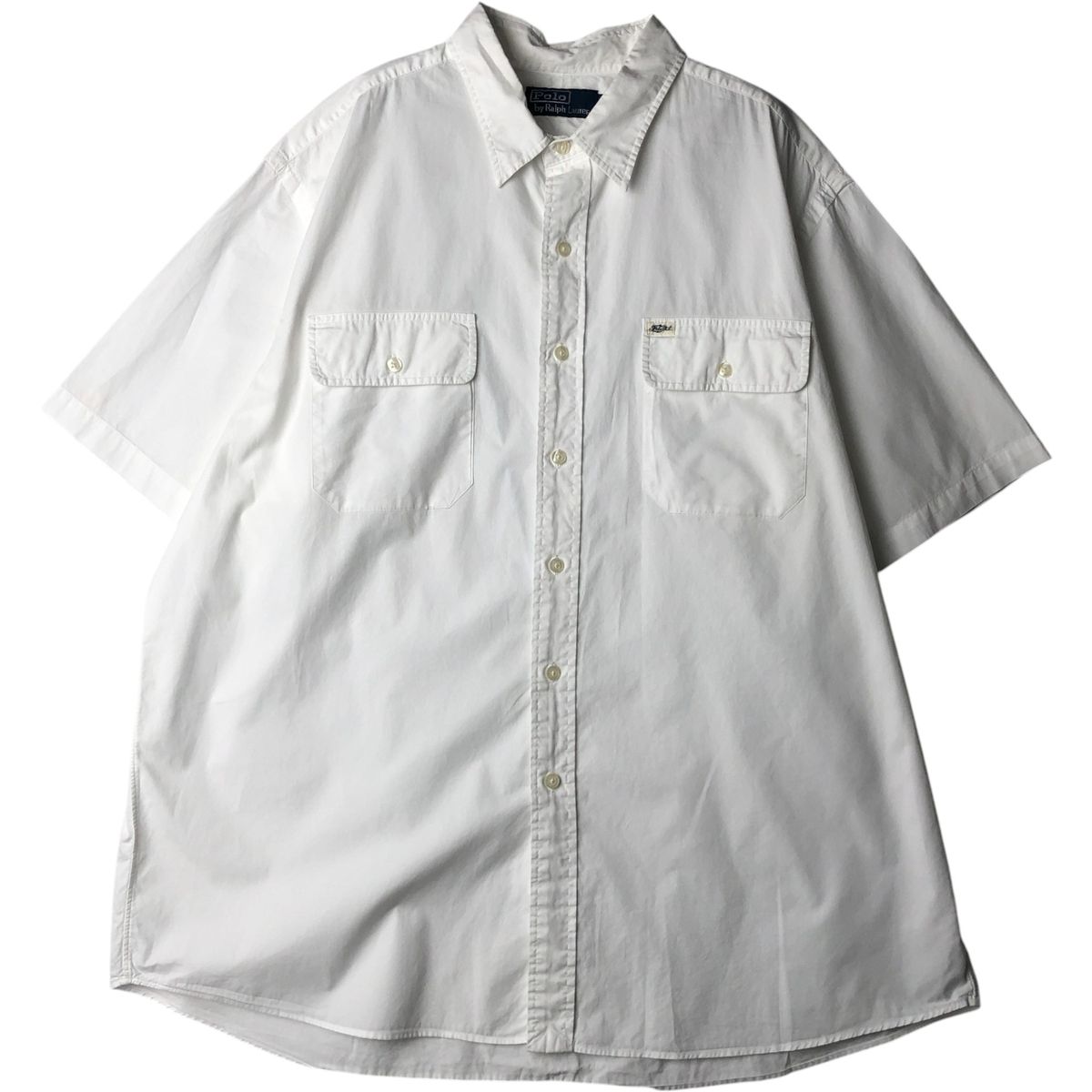 古着 ラルフローレン Ralph Lauren POLO by Ralph Lauren 半袖 コットンシャツ メンズXXL相当/eaa641079