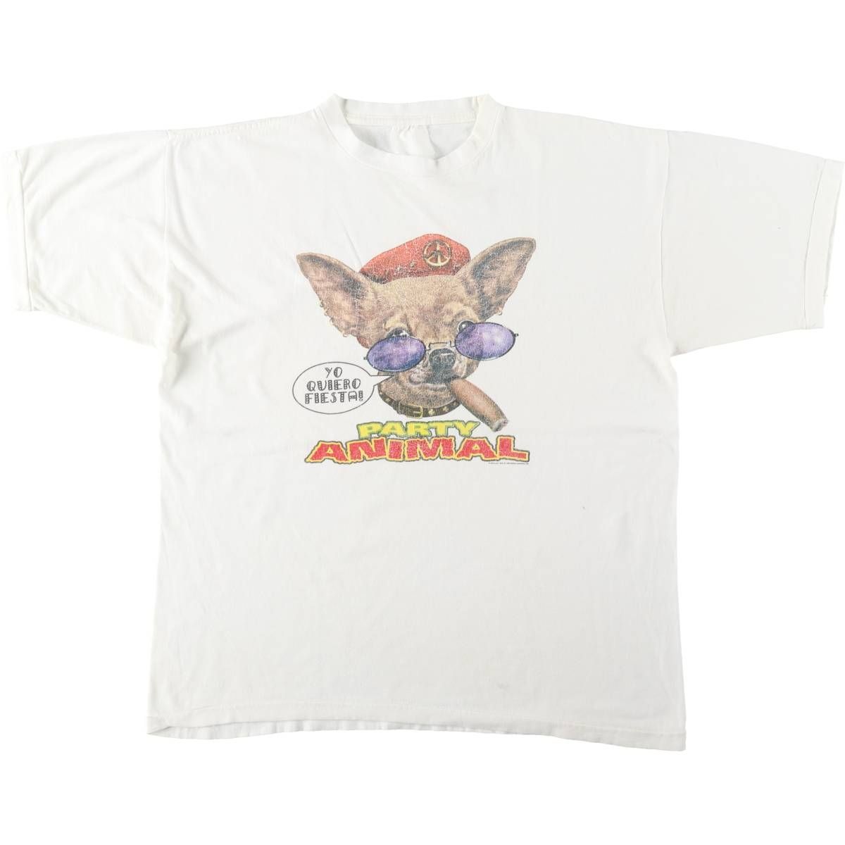 古着 ~90年代 犬柄 プリントTシャツ メンズL相当 ヴィンテージ/eaa641329