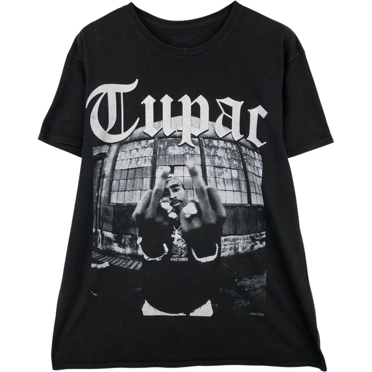 古着 2pac トゥーパック ラップTシャツ ラップT メンズL相当/eaa640287