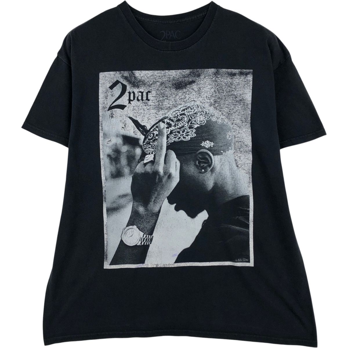 古着 2pac トゥーパック ラップTシャツ ラップT メンズXL相当/eaa640277