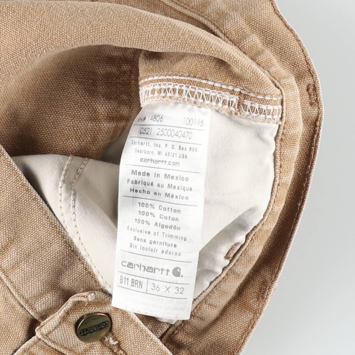 古着 カーハート Carhartt ダックペインターパンツ メンズw36相当
