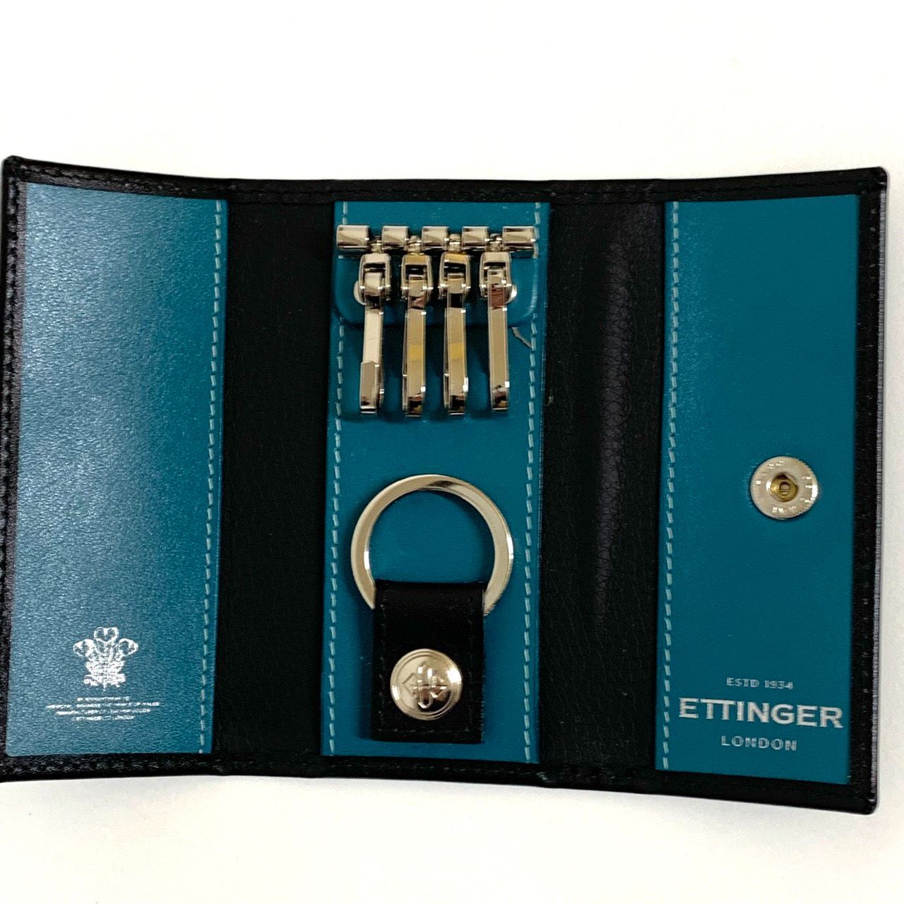 ETTINGER ブライドルレザー 4連キーケース ボックス付き　新品　未使用 ETTINGER】エッティンガー /ブライドル レザー 4連キーケース
