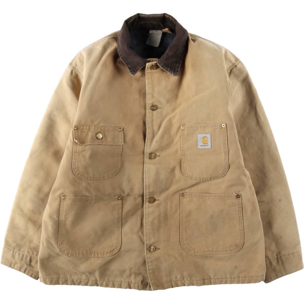 古着 カーハート Carhartt ミシガンチョアコート ダックカバーオール メンズXL相当/eaa636542