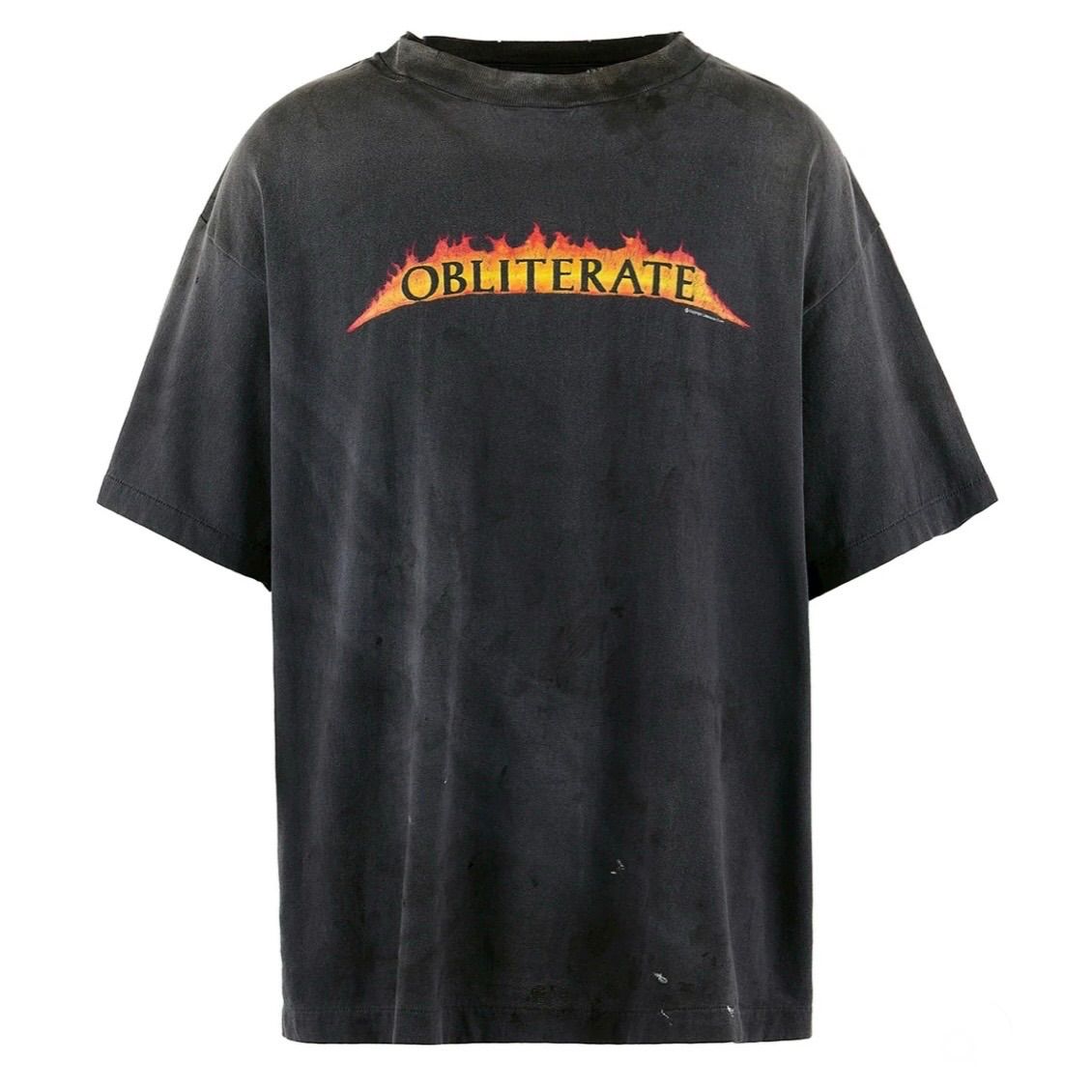 新品未使用 セントマイケル SAINT MXXXXXX 半袖 Tシャツ 正規品 SS T-SHIRT/OBLITERATE/BLACK SM-HR8-0000-C013