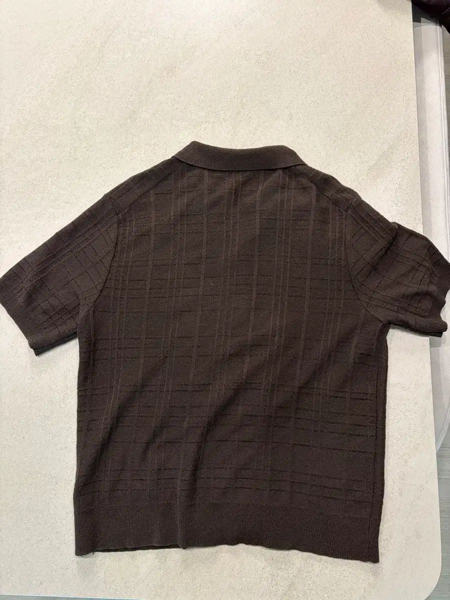 ベルリエ シャドウCHECK ショートスリーブ カーディガン ブラウン 100 ベルリエ シャドウCHECK ショートスリーブ カーディガン ブラウン 100