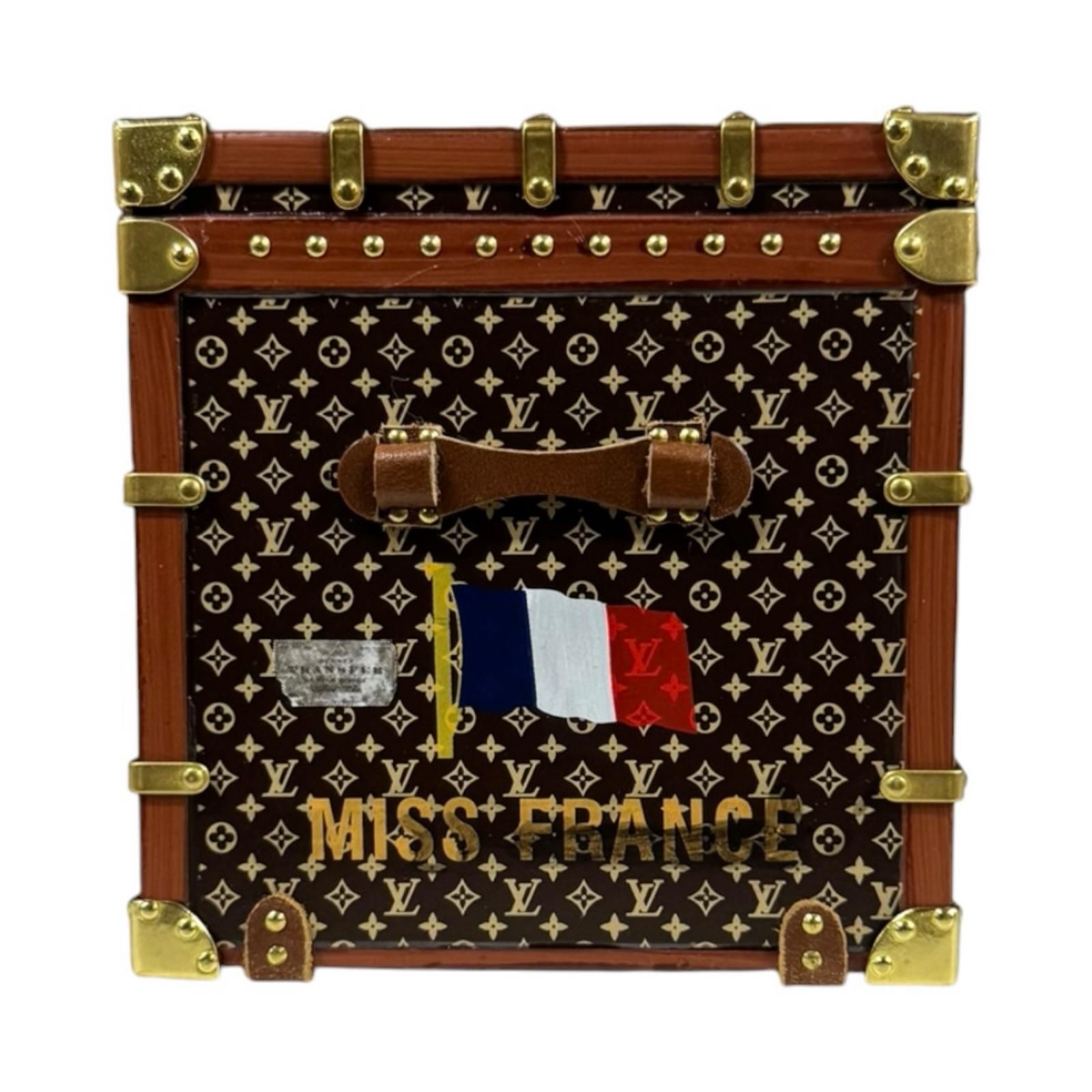 ルイヴィトン ミスフランス モノグラムトランク ペーパーウェイト M99408 ルイヴィトン ミス・フランス モノグラム トランク ペーパーウェイト