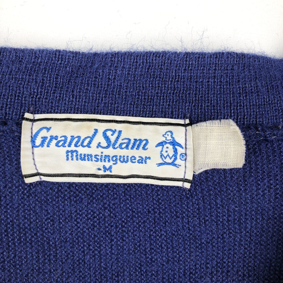 古着 70~80年代 Munsingwear Gland Slam ニットカーディガン メンズM相当 ヴィンテージ/eaa640222