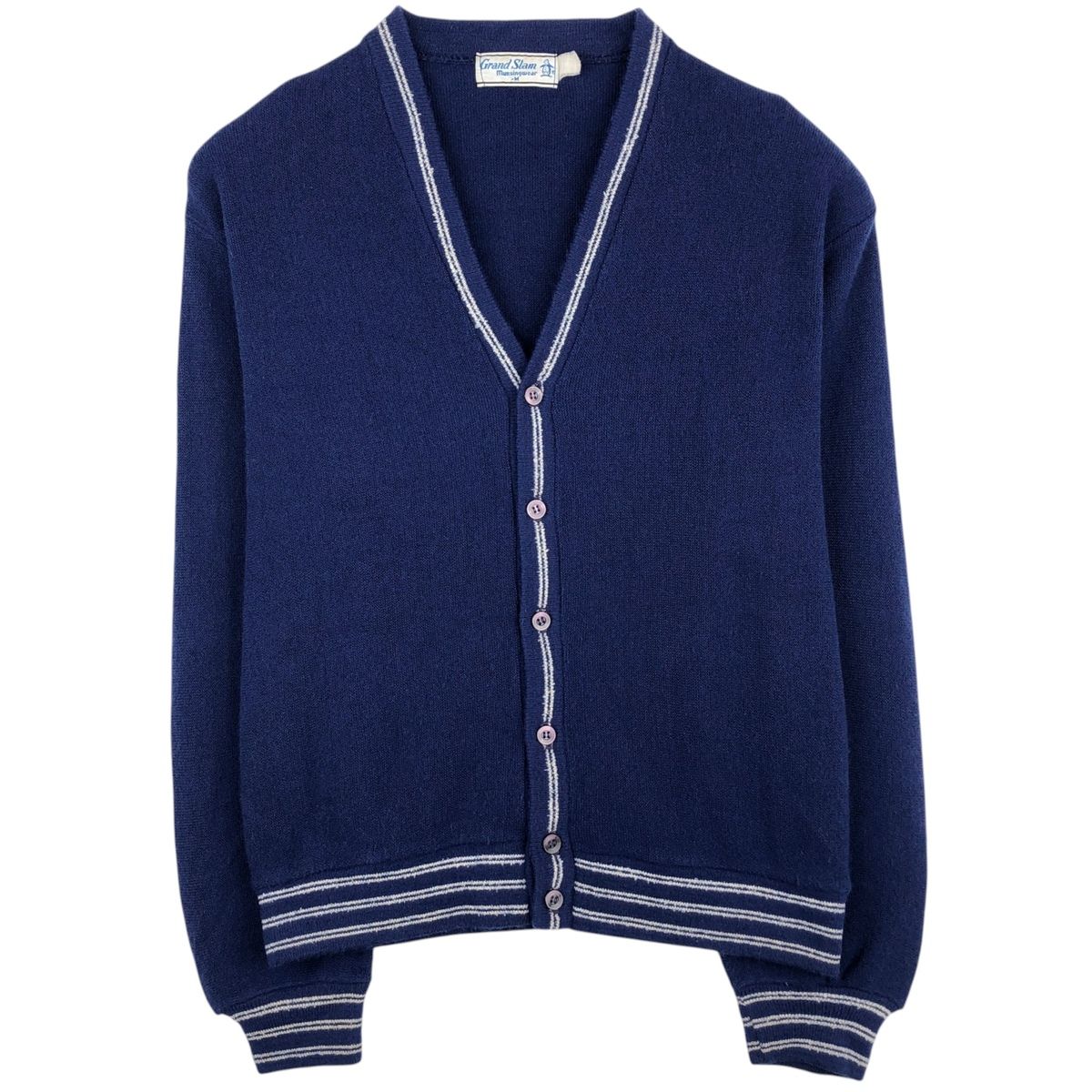 古着 70~80年代 Munsingwear Gland Slam ニットカーディガン メンズM相当 ヴィンテージ/eaa640222