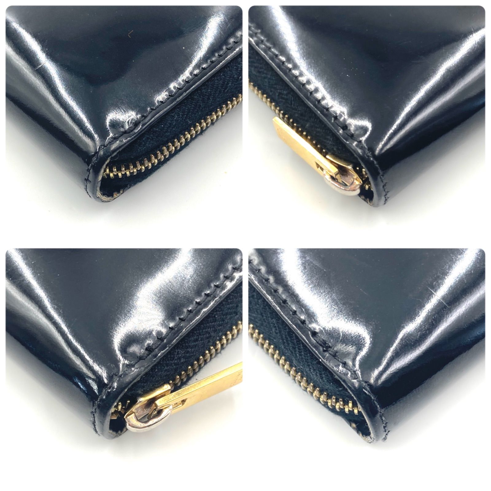 □極美品□フィービー期□CELINE セリーヌ ラウンドファスナー 長財布