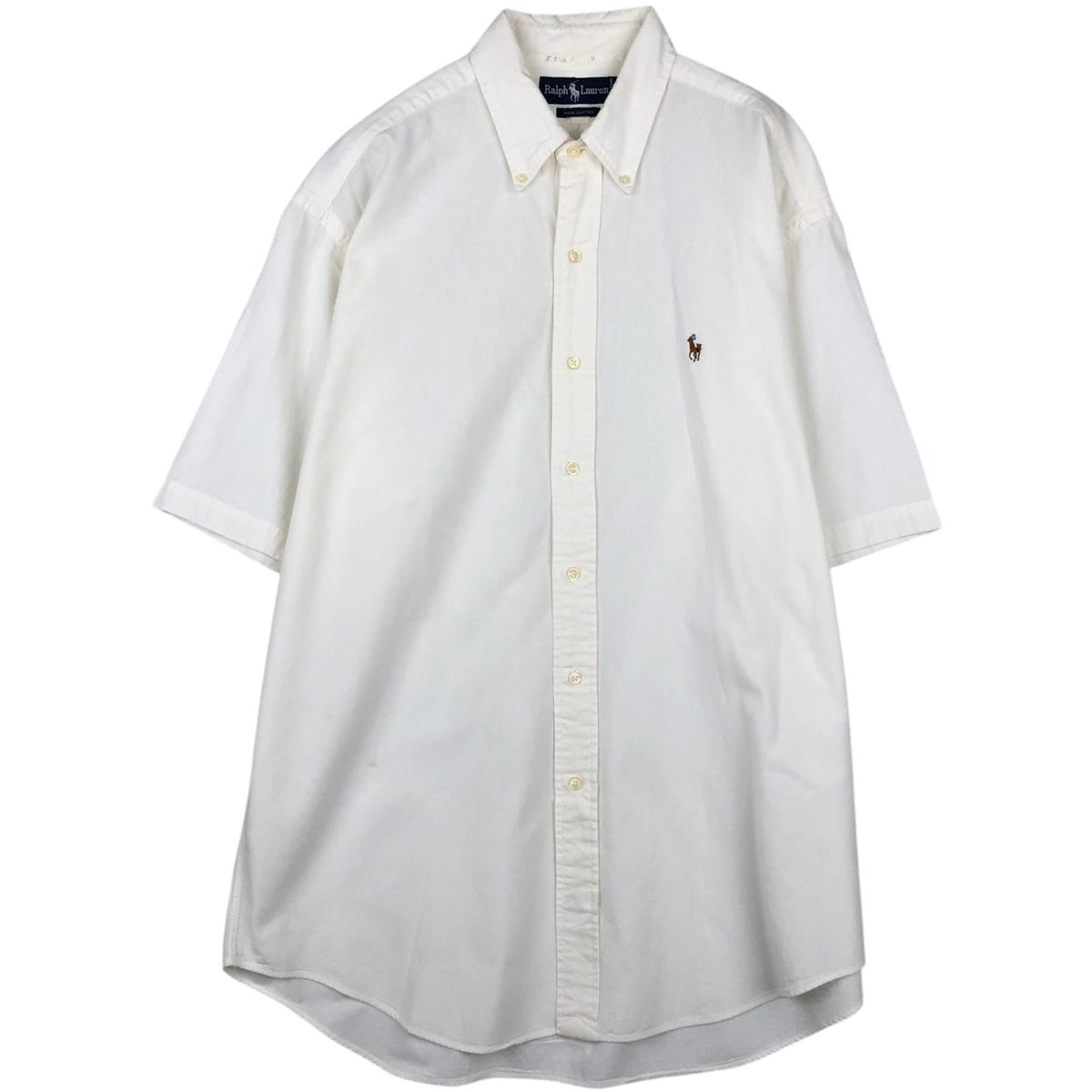 古着 ラルフローレン Ralph Lauren 半袖 ボタンダウンシャツ メンズL相当/eaa641627