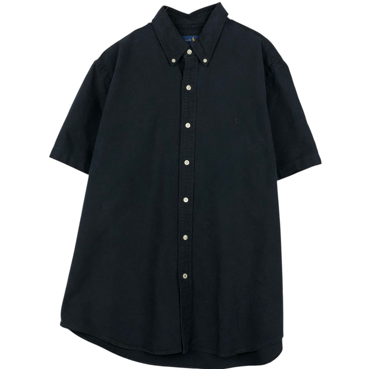古着 ラルフローレン Ralph Lauren CLASSIC FIT 半袖 ボタンダウンシャツ メンズXL相当/eaa641629
