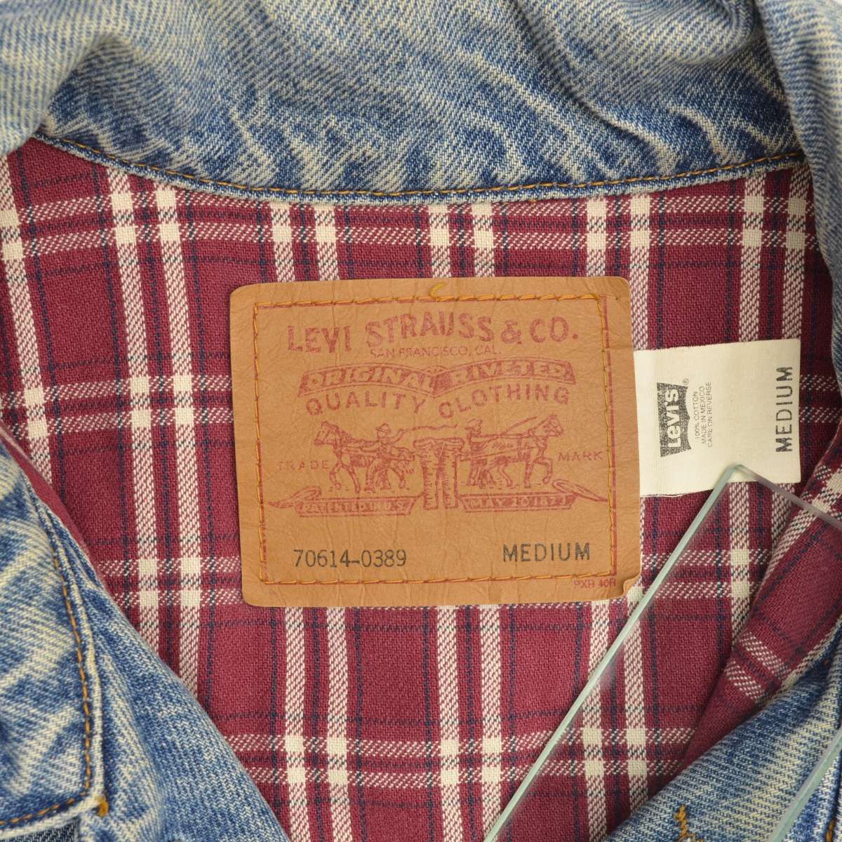 LEVIS】90s 70614-0389 フランネルライニングデニムジャケット - メルカリ