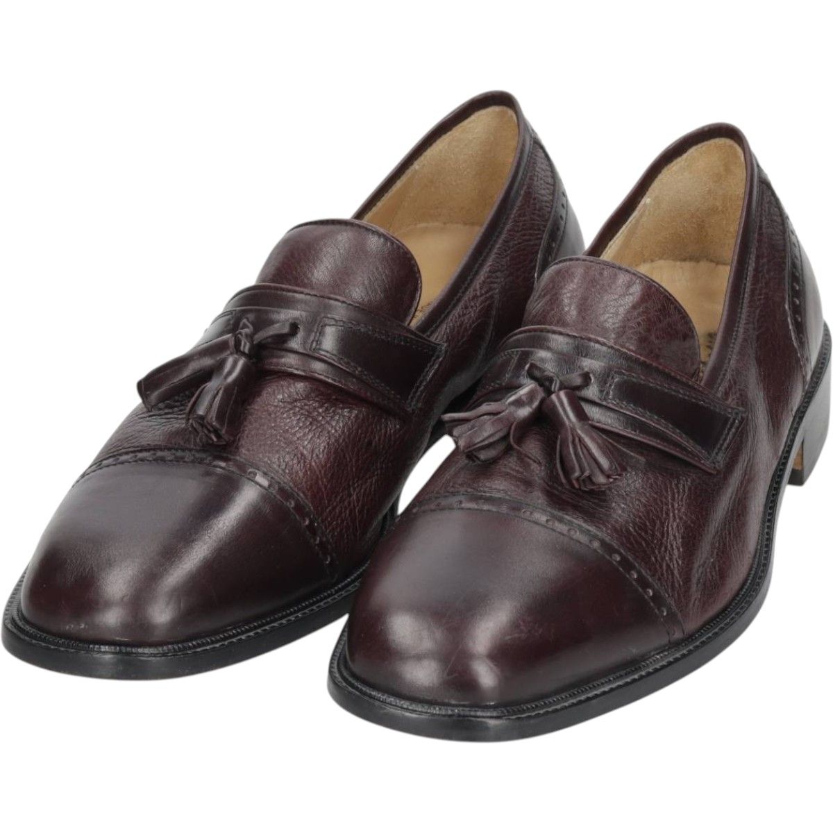 古着 Vito Rufolo ストレートチップ タッセルローファー イタリア製 10 メンズ28.5cm相当/saa015095
