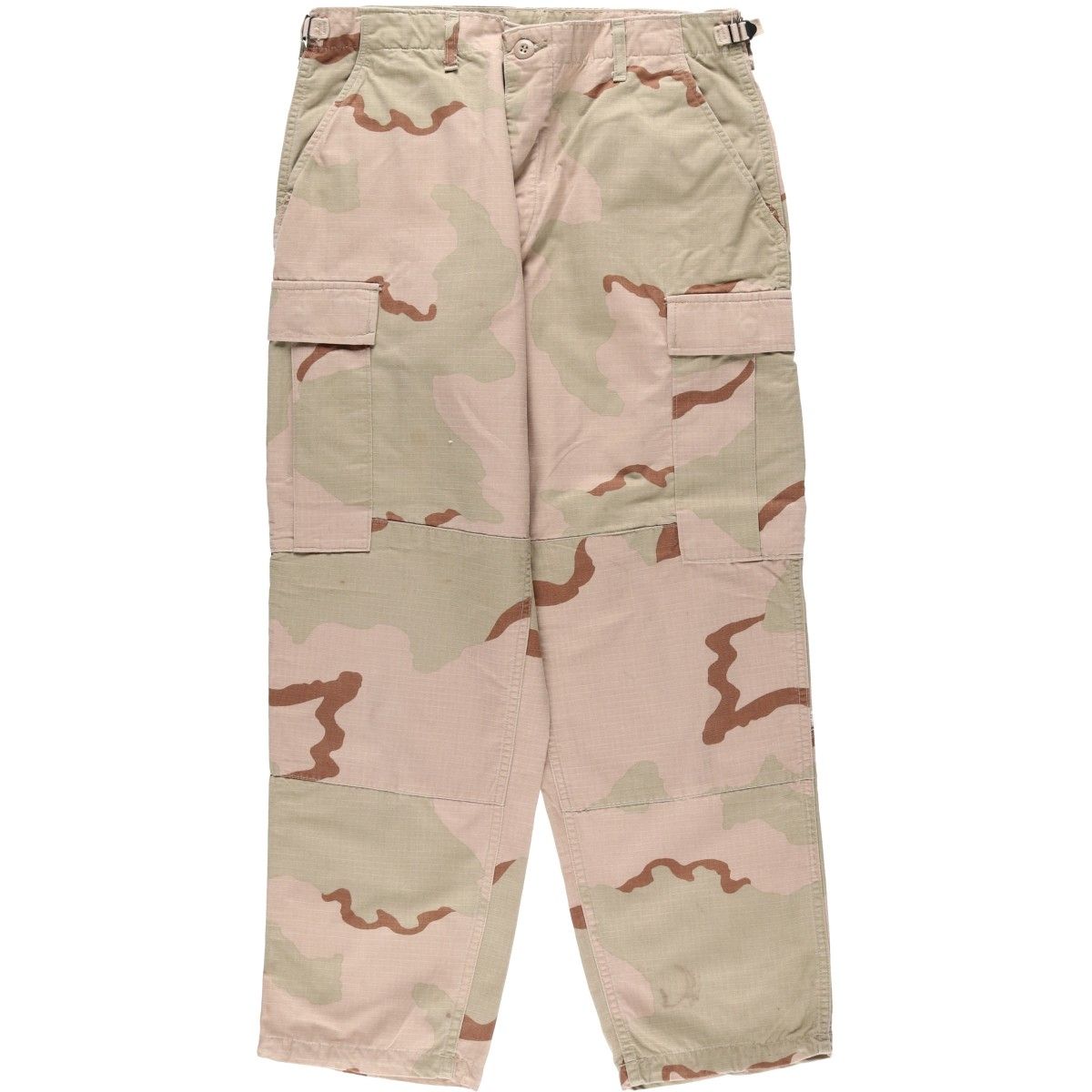 古着 90年代 米軍実品 迷彩柄 3C デザートカモ リップストップ ミリタリー カーゴパンツ コンバットパンツ USA製 MEDIUM-SHORT/eaa639187