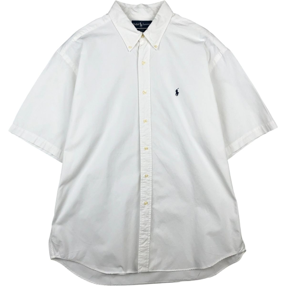 古着 ラルフローレン Ralph Lauren BLAKE 半袖 ボタンダウンシャツ