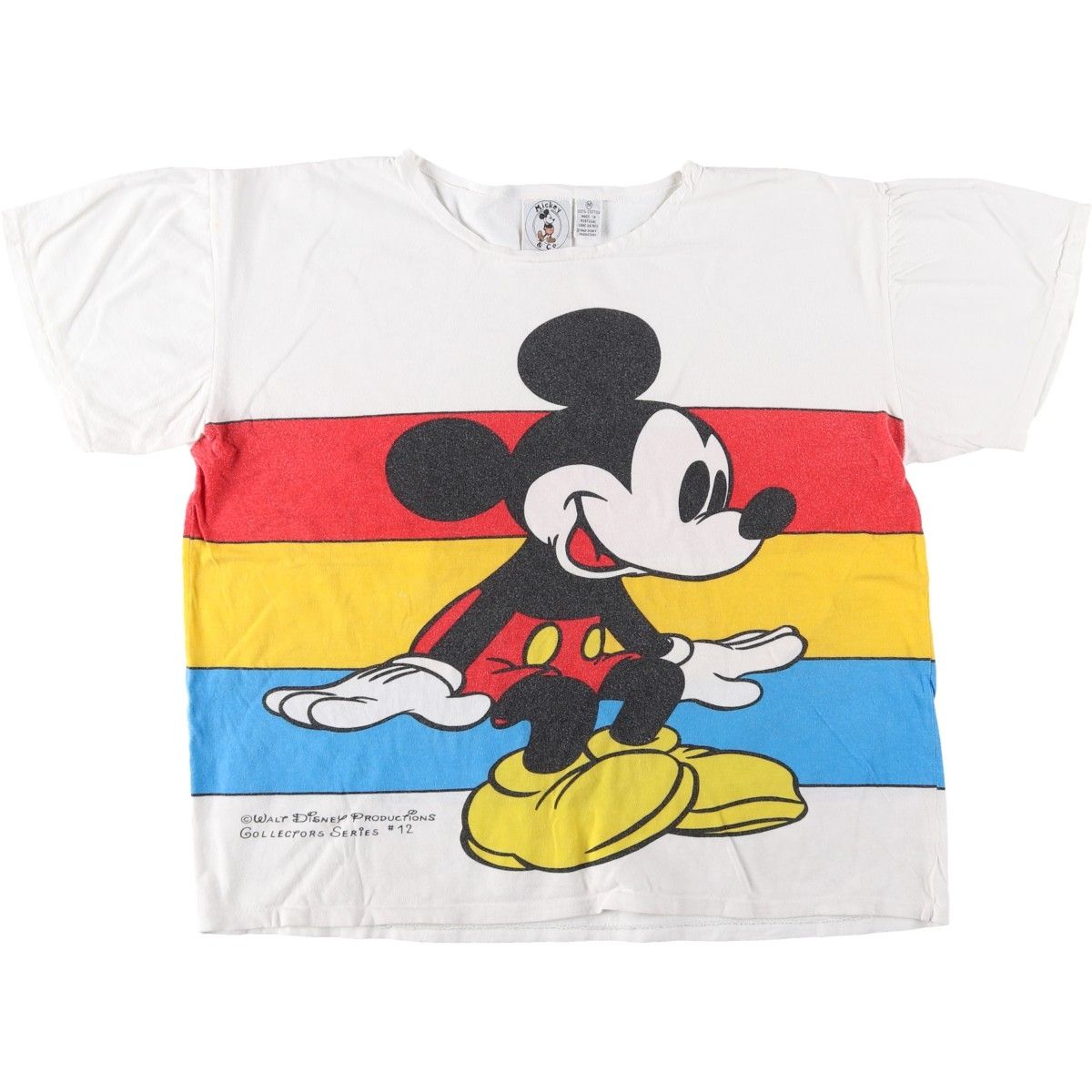 古着 90年代 Mickey & Co. MICKEY MOUSE ミッキーマウス キャラクタープリントTシャツ メンズM相当 ヴィンテージ/eaa641849
