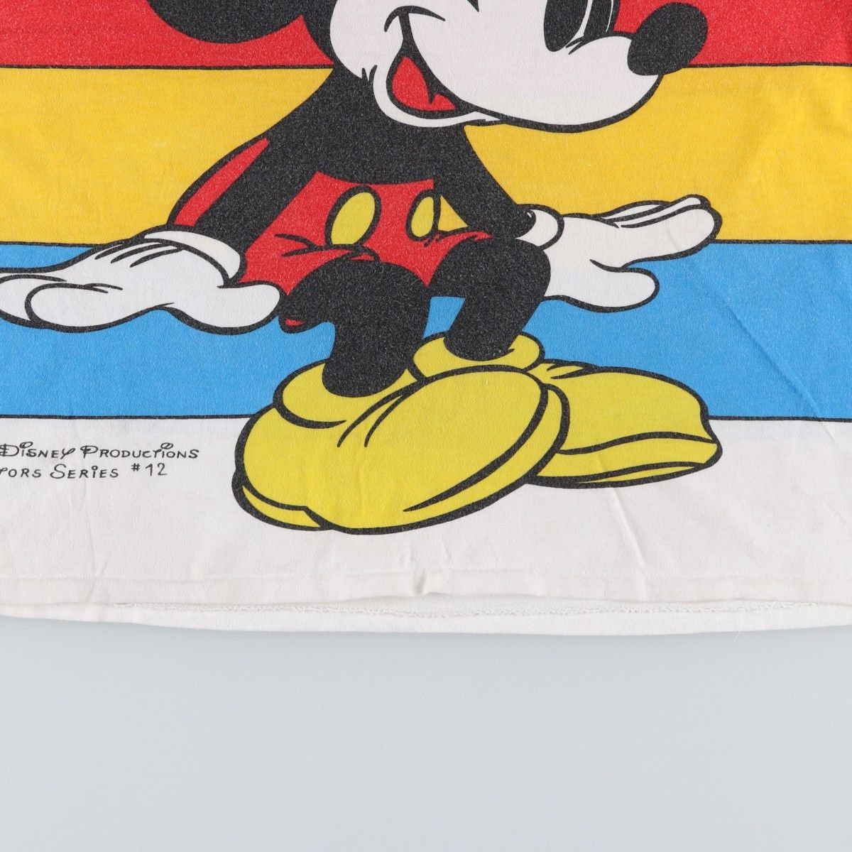 古着 90年代 Mickey & Co. MICKEY MOUSE ミッキーマウス キャラクタープリントTシャツ メンズM相当 ヴィンテージ/eaa641849