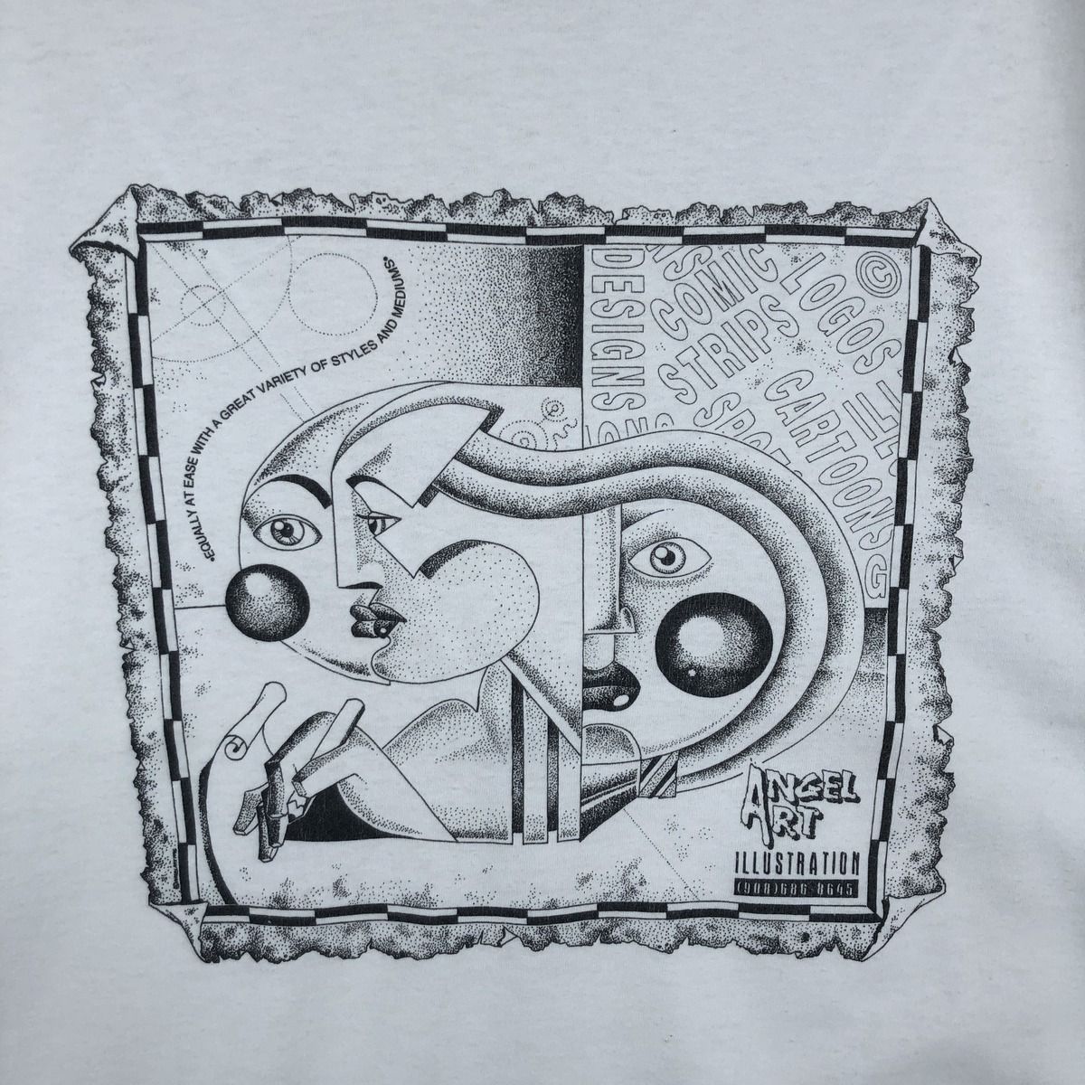 古着 90年代 ヘインズ Hanes HEAVYWEIGHT 50/50 アートTシャツ USA製 メンズXL相当 ヴィンテージ/eaa643211