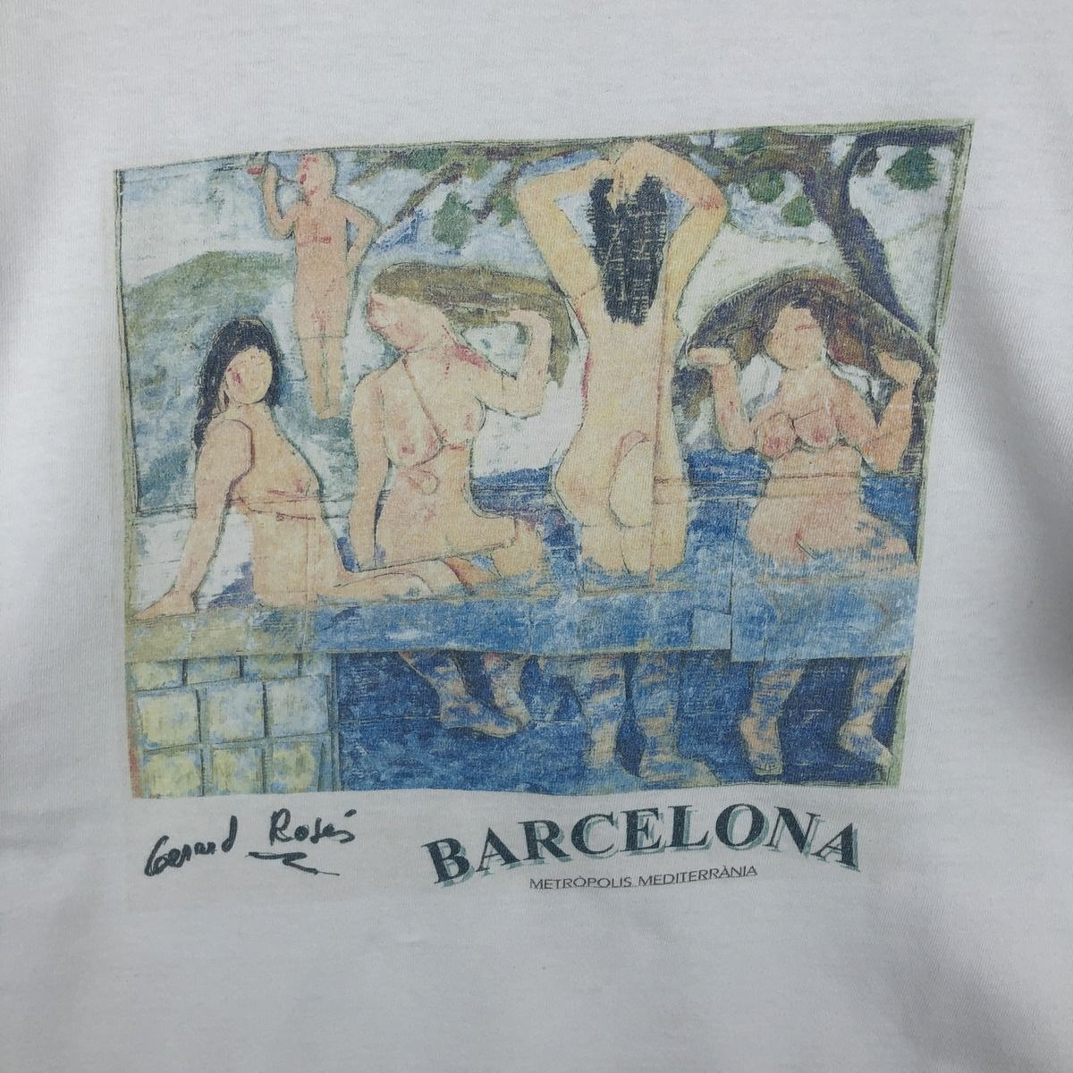 古着 90年代 ヘインズ Hanes HEAVYWEIGHT アートTシャツ メンズXL相当 ヴィンテージ/eaa643213