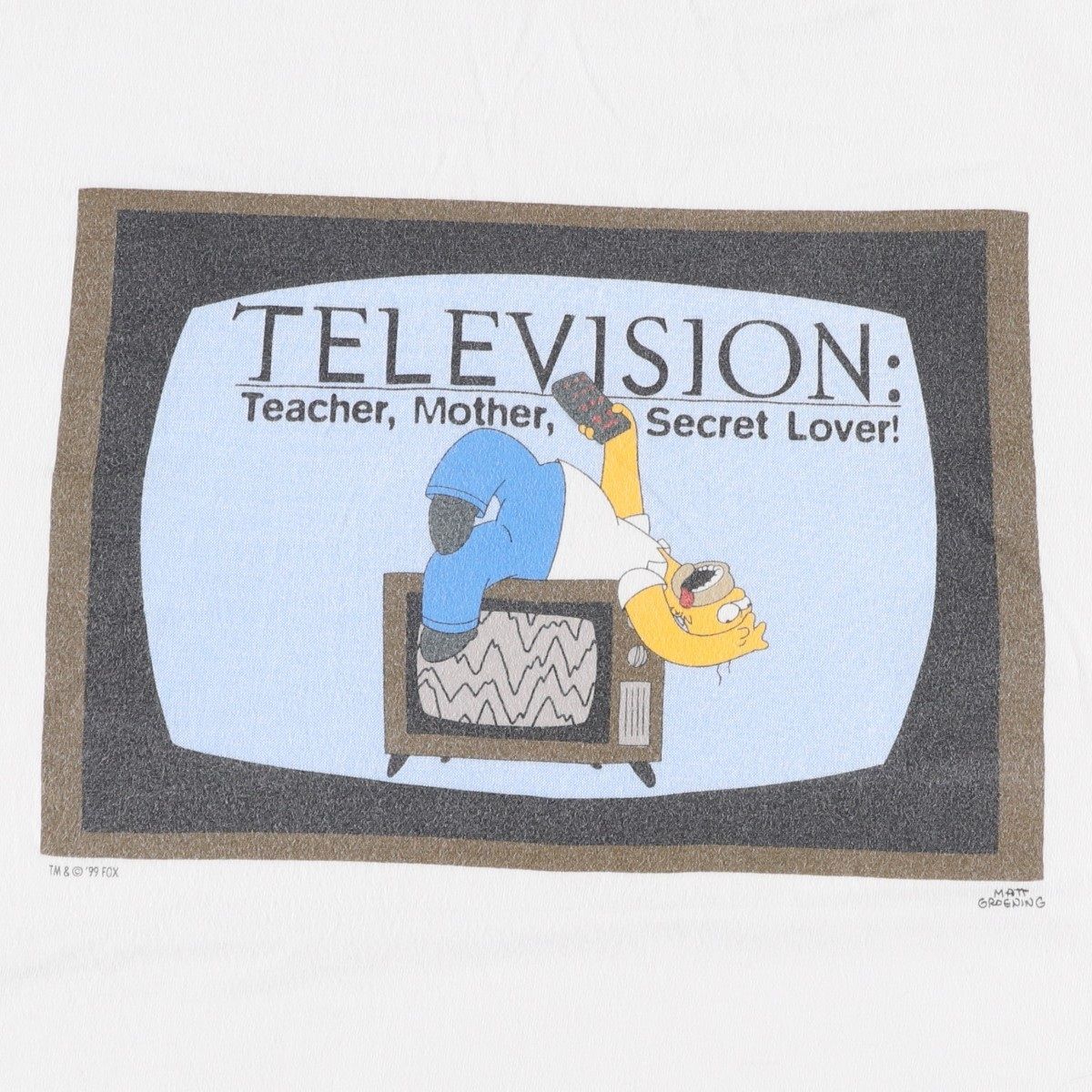古着 90年代 THE SIMPSONS シンプソンズ Homer ホーマー キャラクタープリントTシャツ メンズL相当 ヴィンテージ/eaa641843