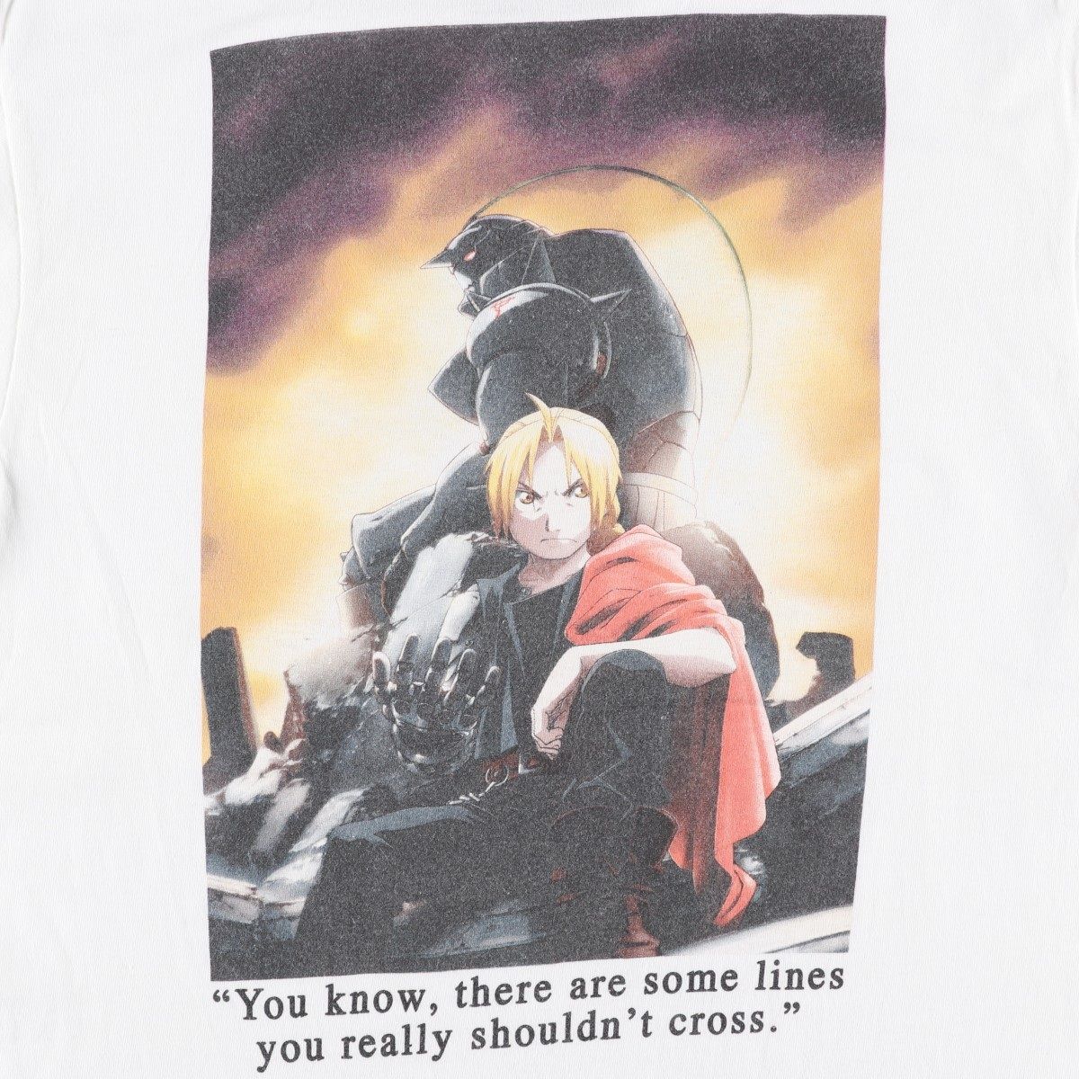 古着 FULLMETAL ALCHEMIST 鋼の錬金術師 アニメ キャラクタープリントTシャツ メンズM相当/eaa641852