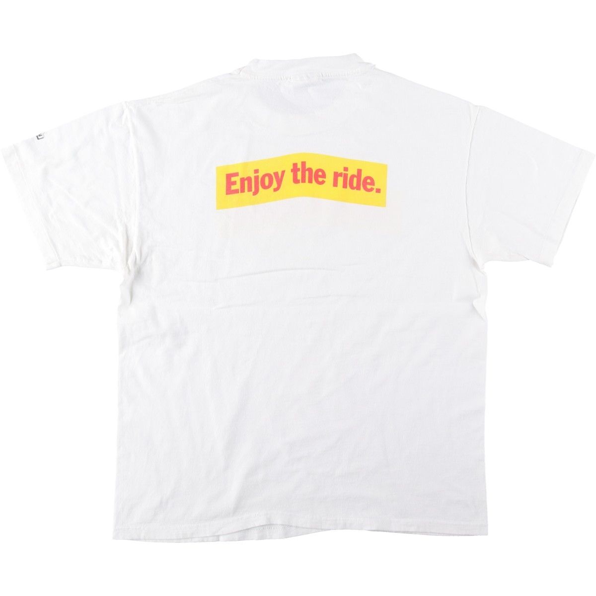 古着 90年代 ヘインズ Hanes BEEFY-T 青タグ メッセージプリントTシャツ USA製 メンズL相当 ヴィンテージ/eaa642208 古着 90年代 ヘインズ Hanes BEEFY-T 青タグ メッセージプリントTシャツ USA製 メンズL相当 ヴィンテージ/eaa642208