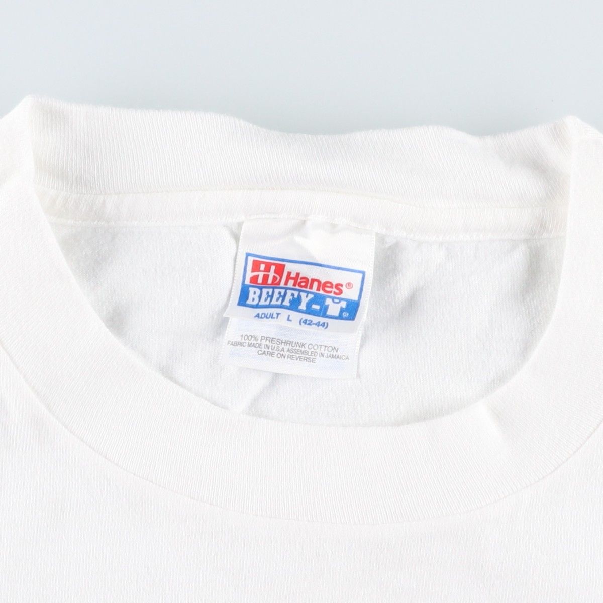 古着 90年代 ヘインズ Hanes BEEFY-T 青タグ メッセージプリントTシャツ USA製 メンズL相当 ヴィンテージ/eaa642208 古着 90年代 ヘインズ Hanes BEEFY-T 青タグ メッセージプリントTシャツ USA製 メンズL相当 ヴィンテージ/eaa642208