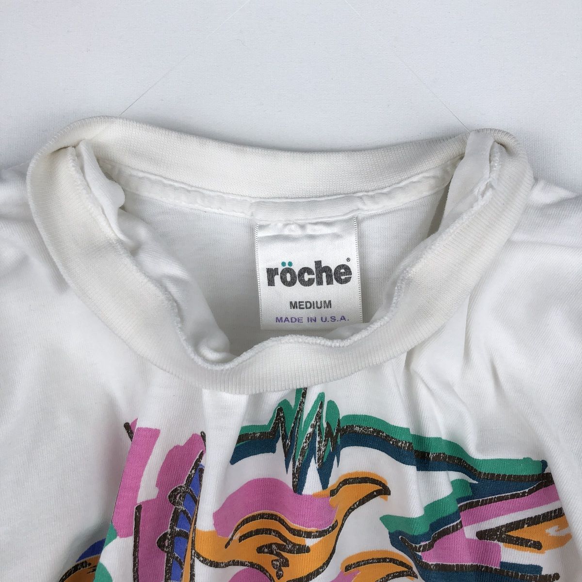 古着 90年代 roche アートTシャツ USA製 メンズM相当 ヴィンテージ/eaa643221 古着 90年代 roche アートTシャツ USA製 メンズM相当 ヴィンテージ/eaa643221