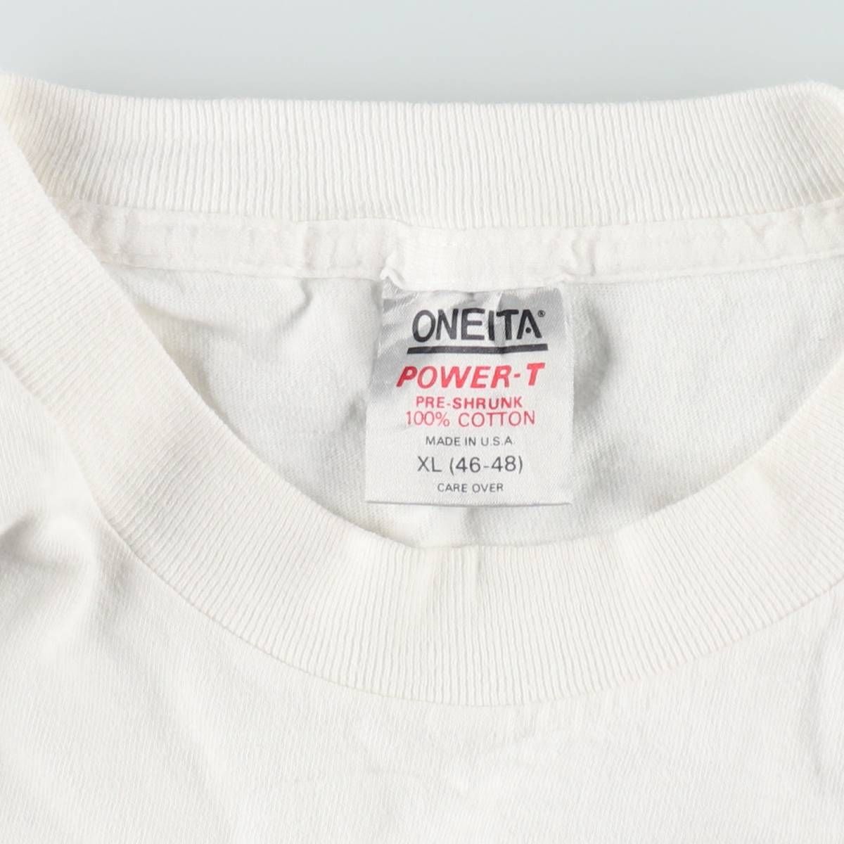 古着 90年代 オニータ ONEITA POWER-T USA製 メンズXL相当/eaa642173 古着 90年代 オニータ ONEITA POWER-T USA製 メンズXL相当/eaa642173