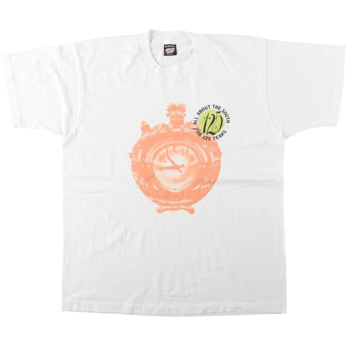 古着 90年代 フルーツオブザルーム FRUIT OF THE LOOM BEST Rich's プリントTシャツ USA製 メンズXL相当 ヴィンテージ/eaa642180
