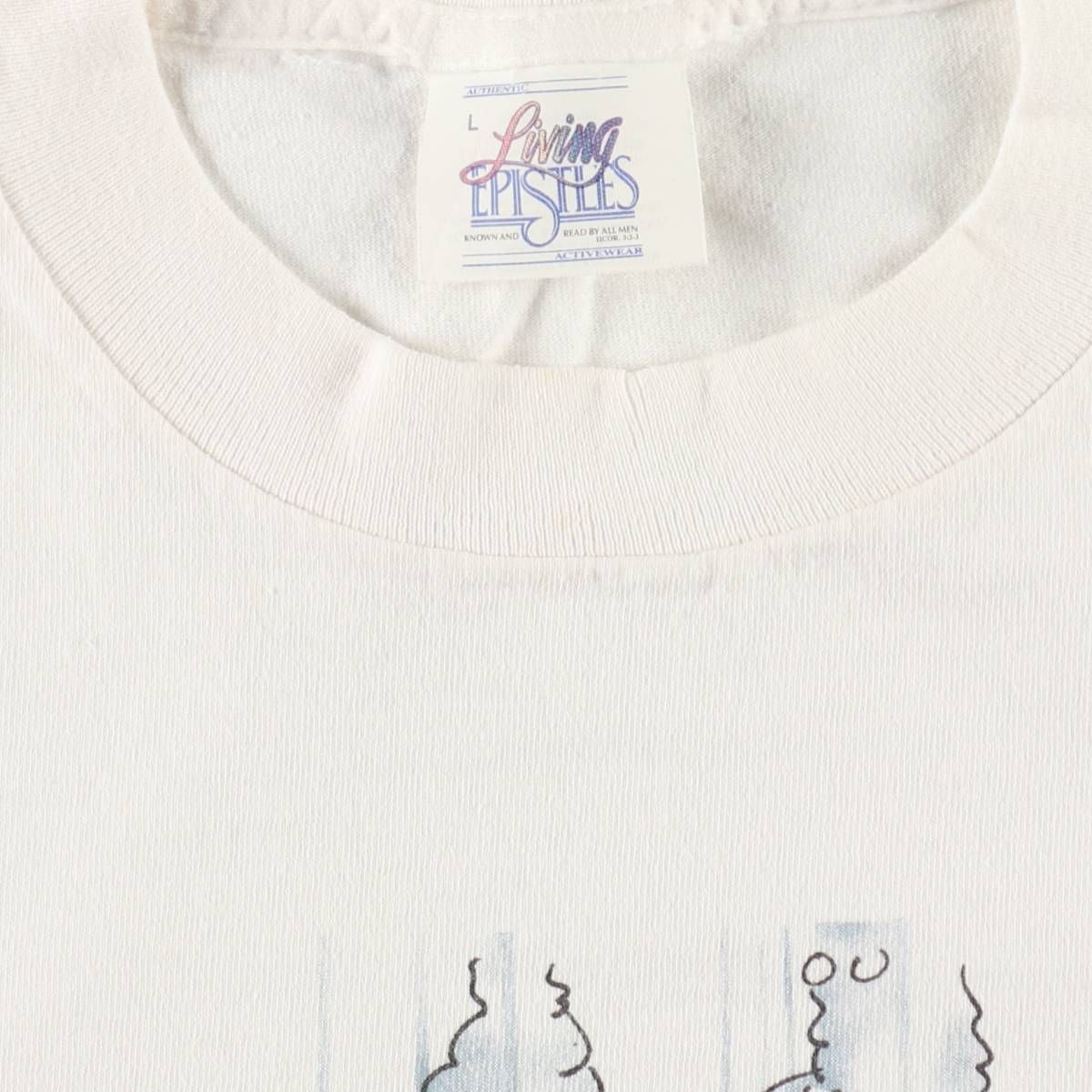 古着 90年代 Living Epistles プリントTシャツ USA製 メンズL相当 ヴィンテージ/eaa642177 古着 90年代 Living Epistles プリントTシャツ USA製 メンズL相当 ヴィンテージ/eaa642177