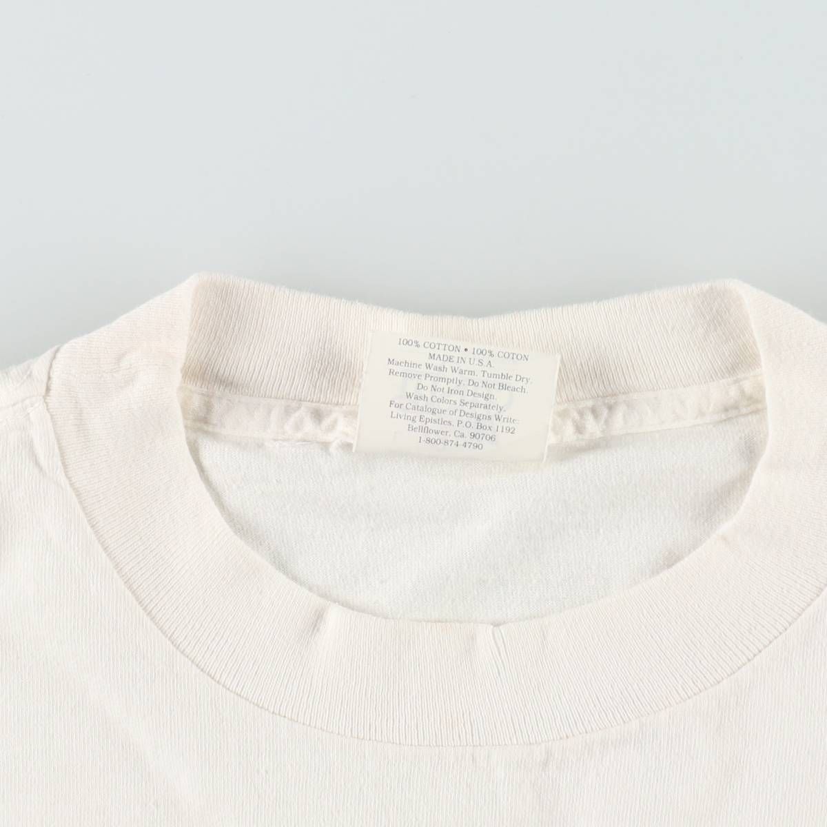 古着 90年代 Living Epistles プリントTシャツ USA製 メンズL相当 ヴィンテージ/eaa642177 古着 90年代 Living Epistles プリントTシャツ USA製 メンズL相当 ヴィンテージ/eaa642177