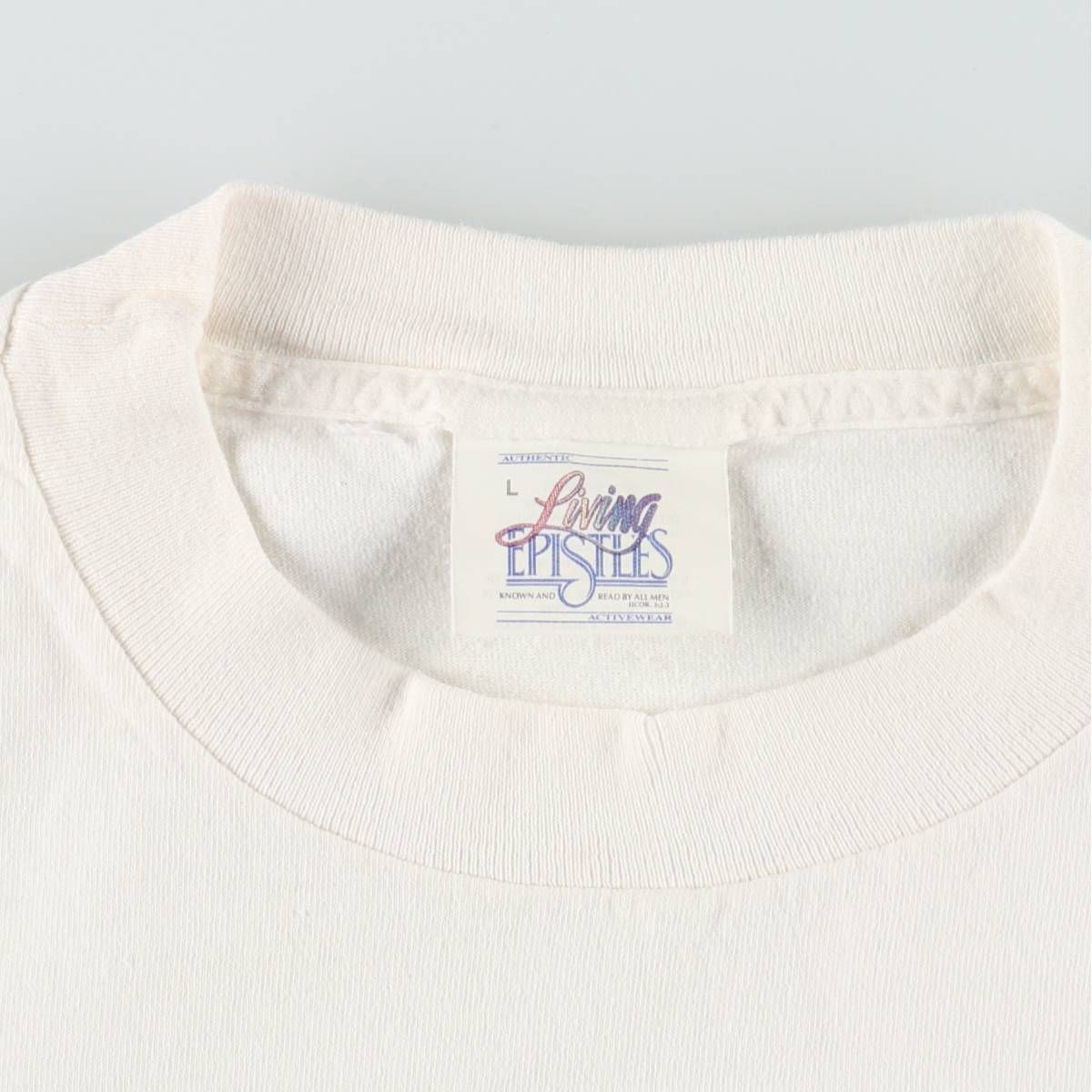 古着 90年代 Living Epistles プリントTシャツ USA製 メンズL相当 ヴィンテージ/eaa642177 古着 90年代 Living Epistles プリントTシャツ USA製 メンズL相当 ヴィンテージ/eaa642177