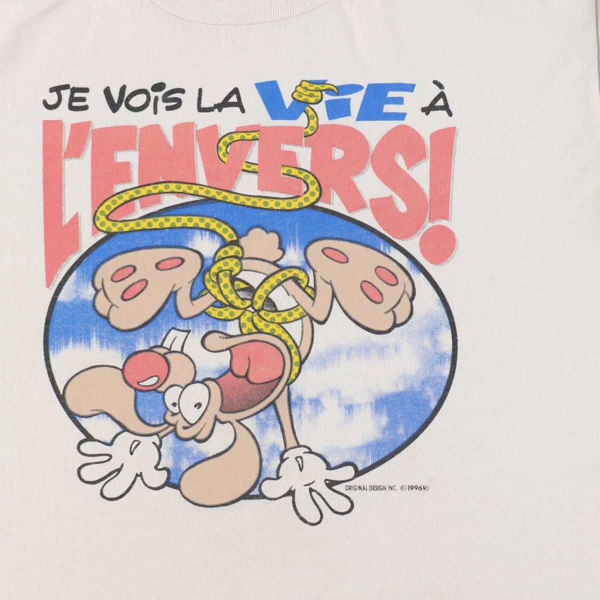 古着 90年代 プリントTシャツ カナダ製 メンズM相当 ヴィンテージ/eaa642186