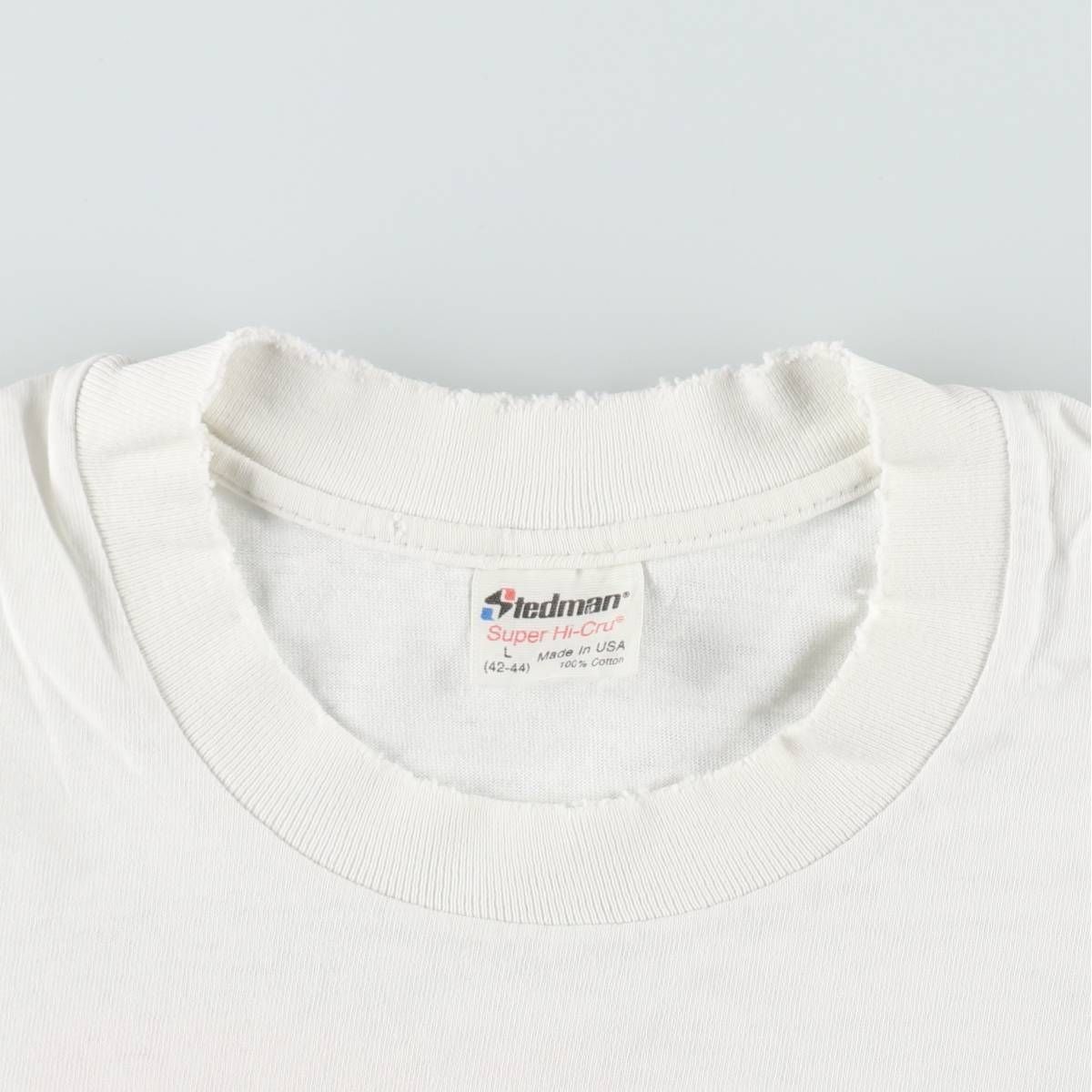 古着 90年代 STEDMAN Super HI CRU プリントTシャツ USA製 メンズL相当/eaa642196