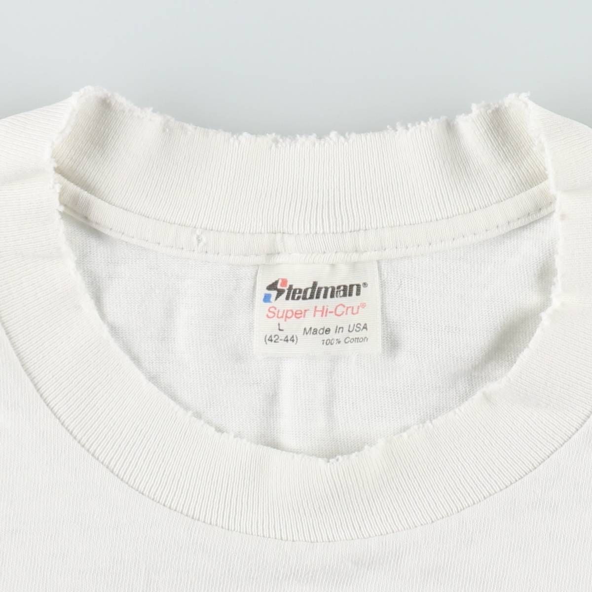古着 90年代 STEDMAN Super HI CRU プリントTシャツ USA製 メンズL相当/eaa642196
