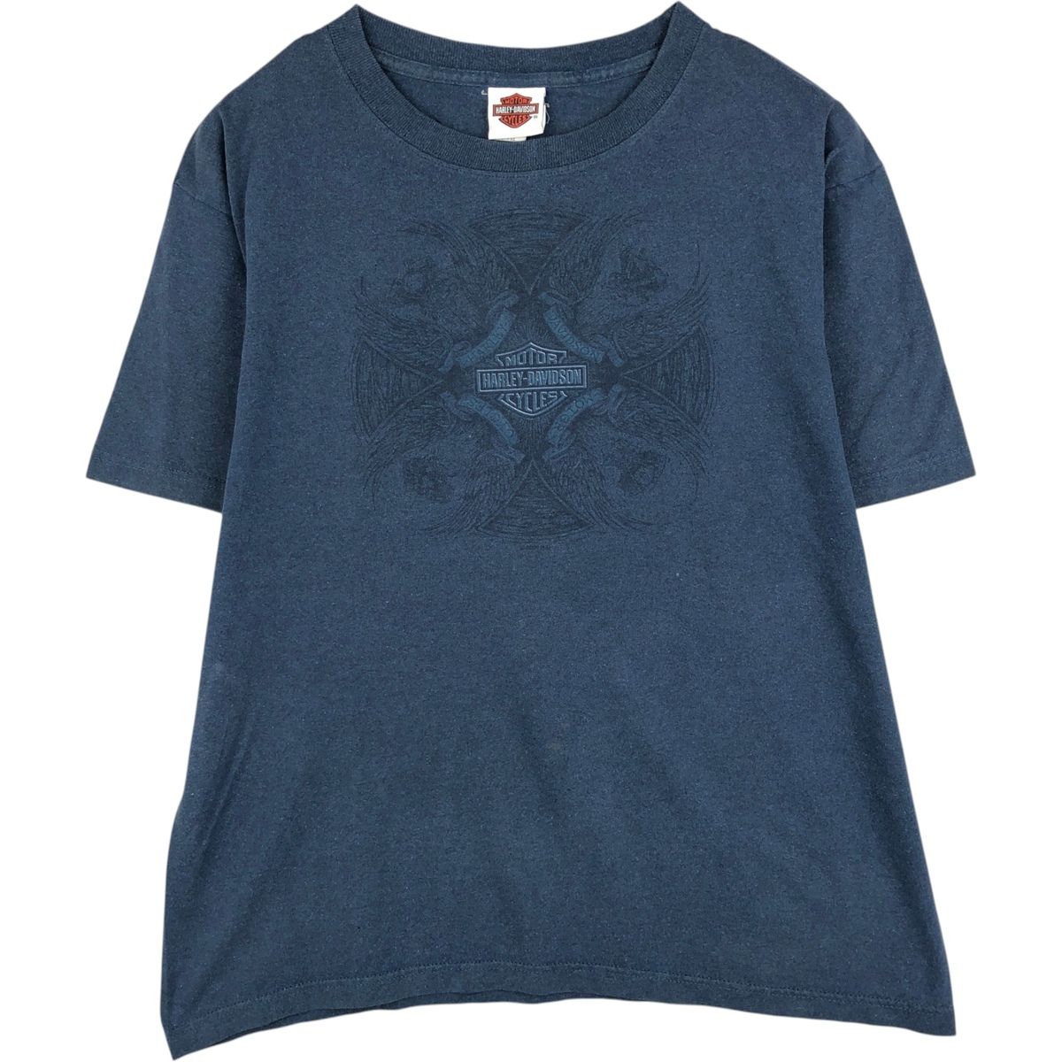 古着 00年代 ハーレーダビッドソン Harley-Davidson モーターサイクル バイクTシャツ USA製 メンズL相当/eaa636299