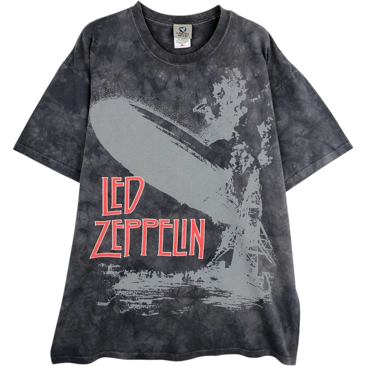 古着 リキッドブルー LIQUID BLUE LED ZEPPELIN レッドツェッペリン バンドTシャツ バンT メンズXL相当/eaa636487
