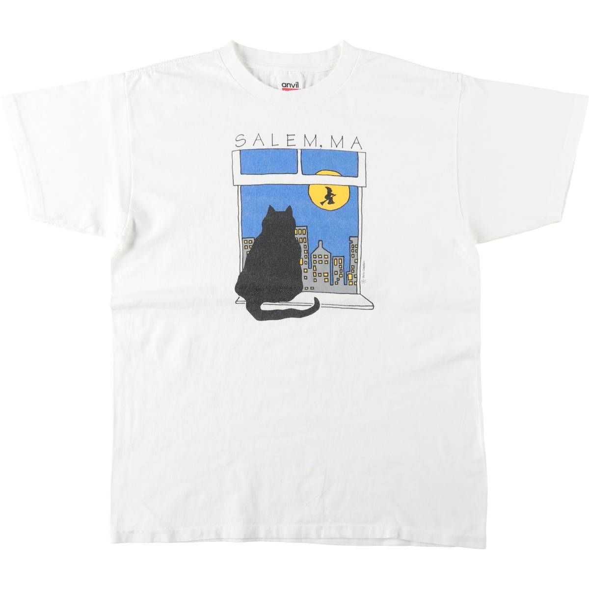 古着 90年代 アンビル Anvil プリントTシャツ USA製 メンズL相当 ヴィンテージ/eaa642194