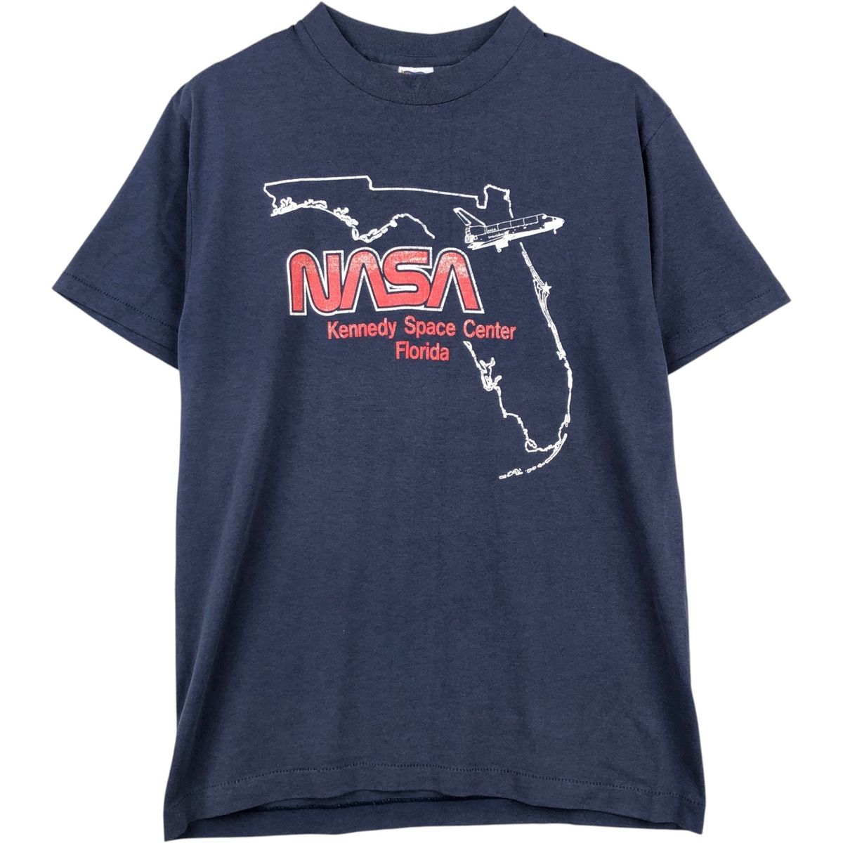 古着 ~90年代 TRENCH NASA アドバタイジングTシャツ USA製 メンズL相当 ヴィンテージ/eaa638721