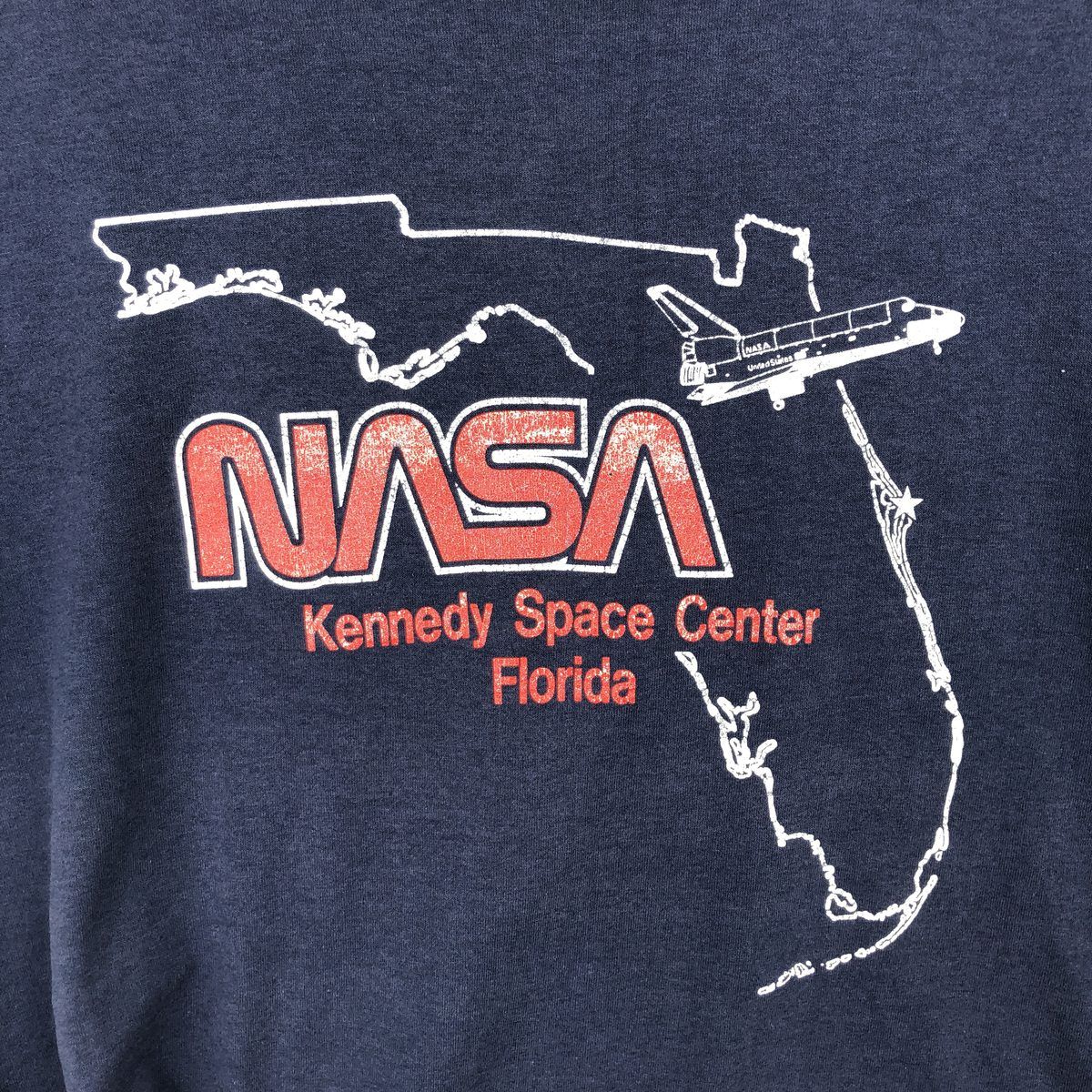 古着 ~90年代 TRENCH NASA アドバタイジングTシャツ USA製 メンズL相当 ヴィンテージ/eaa638721